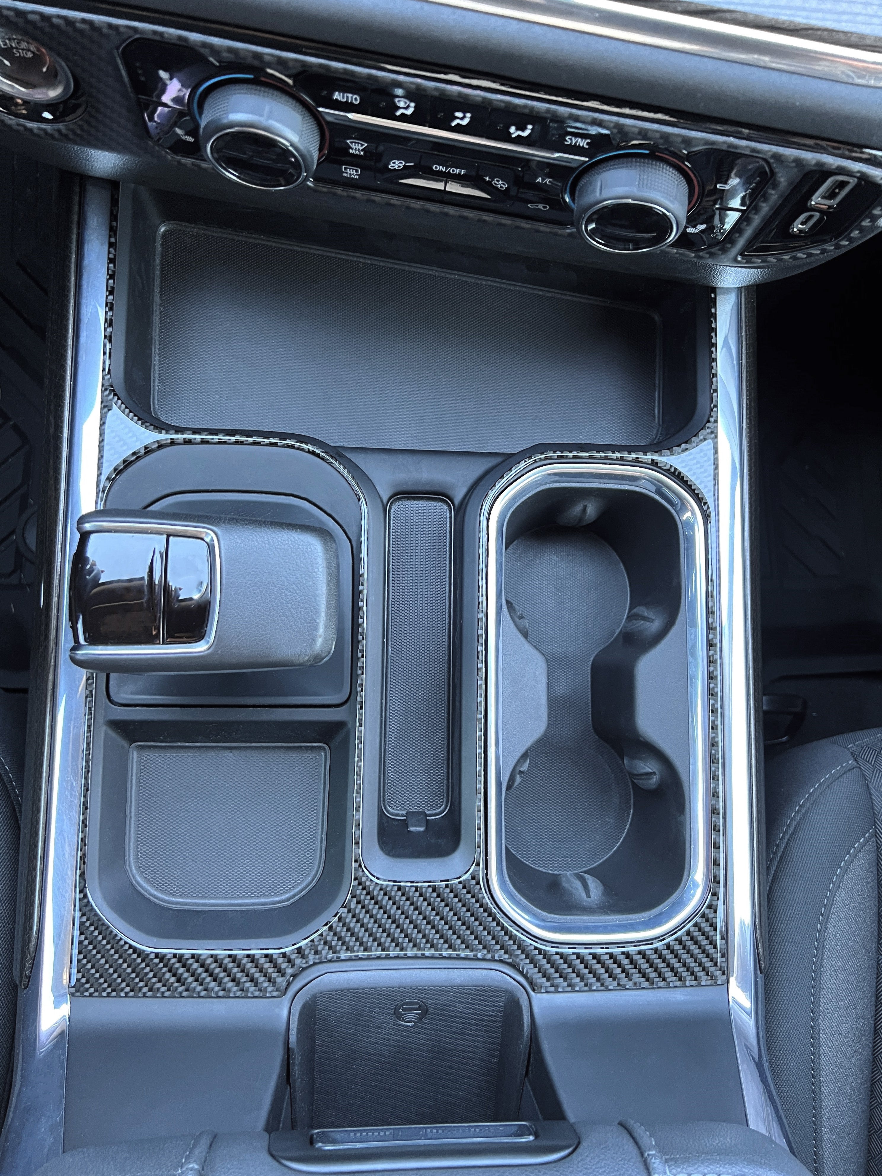 Center Console Lower Accent Trim Fits 2022-2026 Chevrolet Silverado