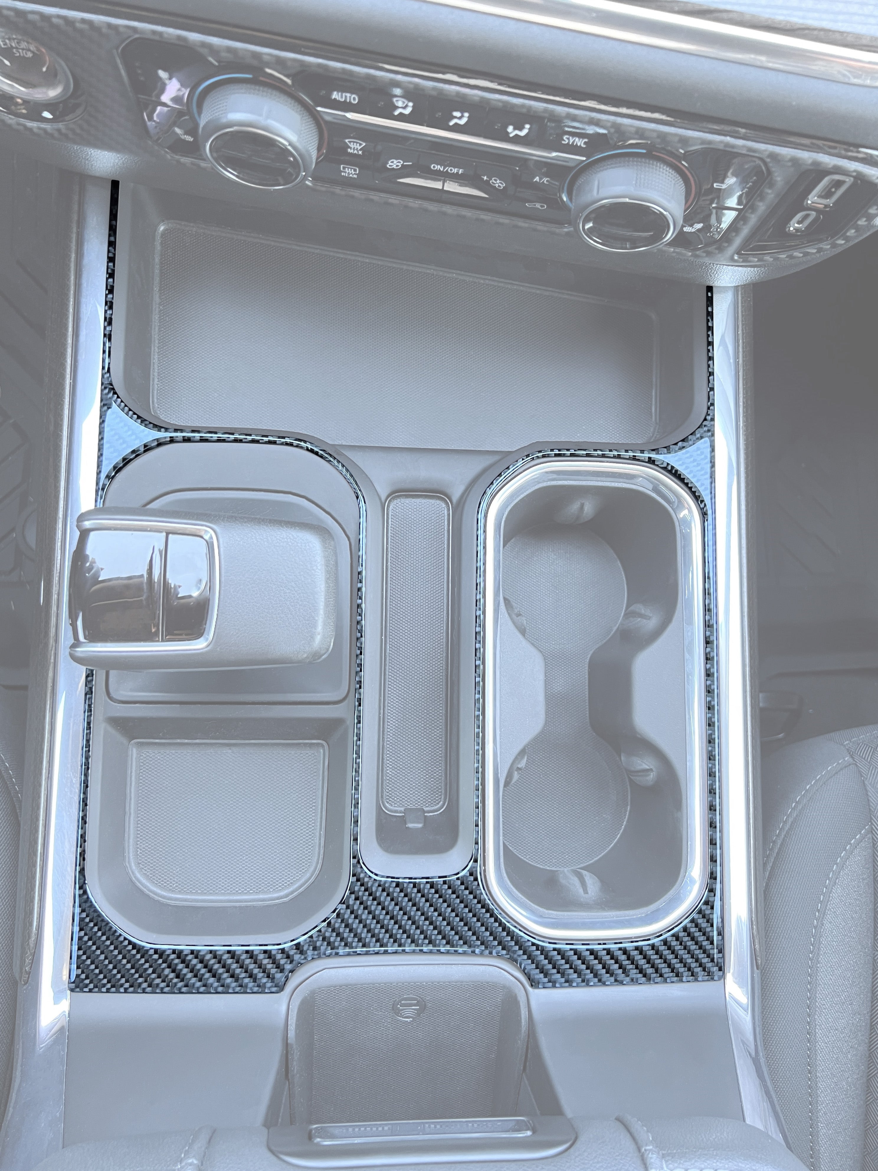 Center Console Lower Accent Trim Fits 2022-2026 Chevrolet Silverado