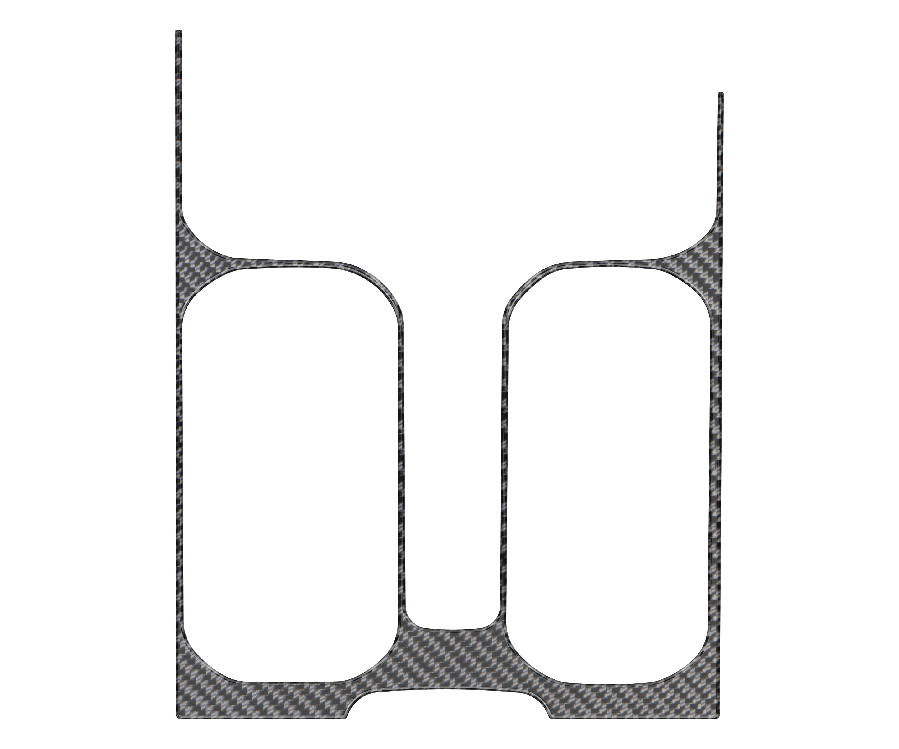 Center Console Lower Accent Trim Fits 2022-2026 Chevrolet Silverado