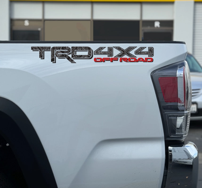 BED DECAL LETTERS (TRD OFFROAD)