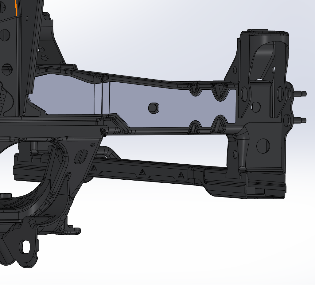 Front Frame Gussets For Toyota Tacoma / 2005-2023