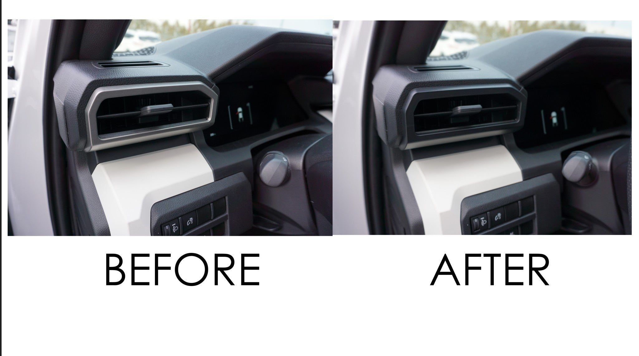 VENT TRIM (For 2024+ TACOMA / 2025+ 4RUNNER) - BLACK