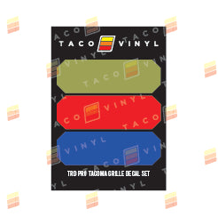 Pro Grille Decals For Tacoma