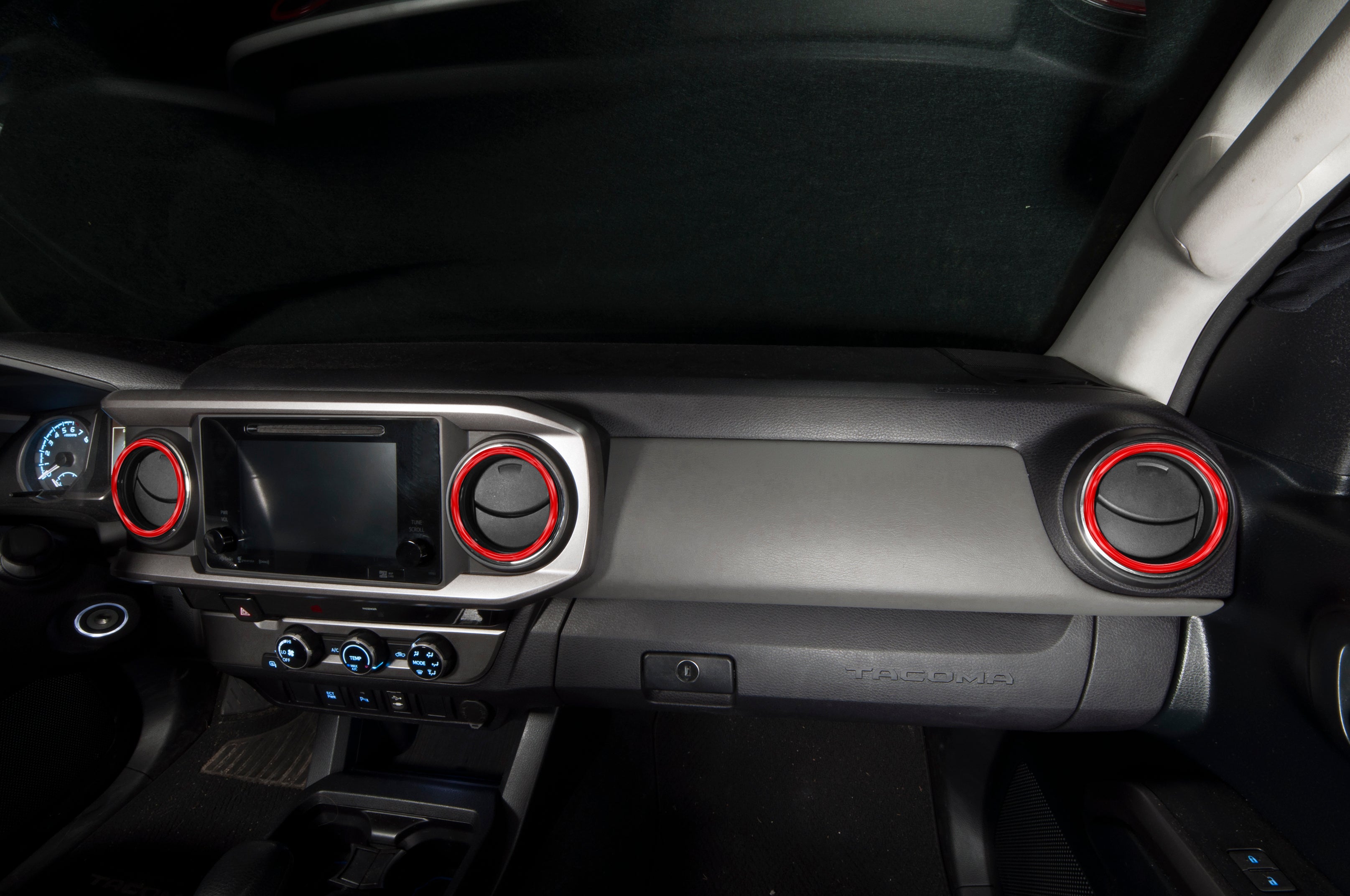 A/C Vent Rings Accent Trim Fits 2016-2023 Toyota Tacoma