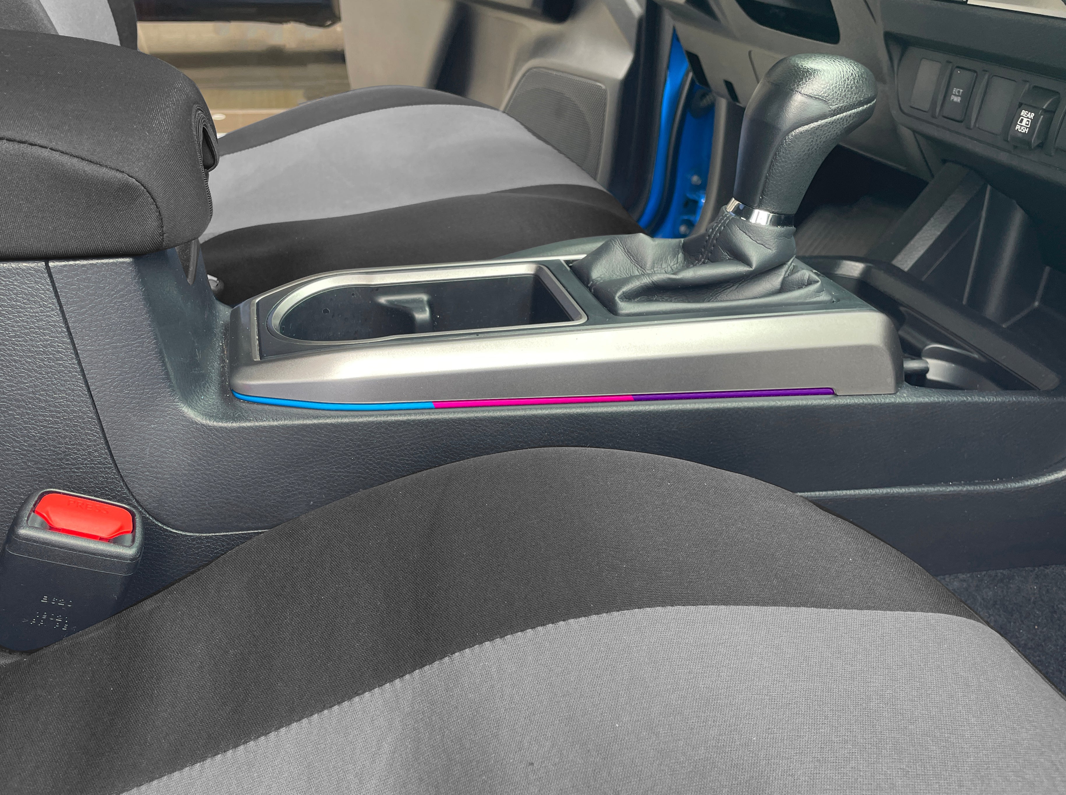 Side Center Console Line Inserts Fits 2016-2023 Toyota Tacoma