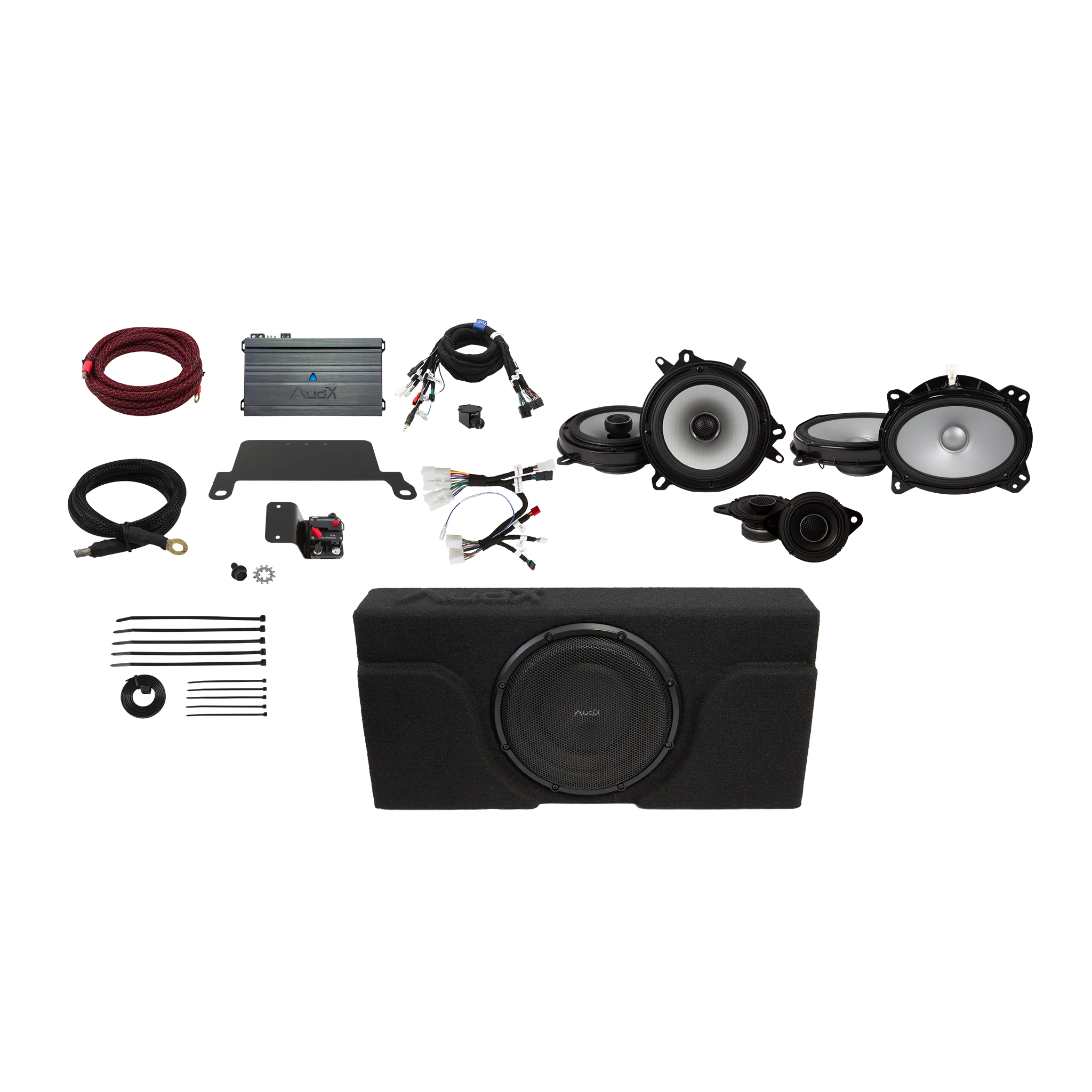 Complete Sound System Upgrade Package For 2016-2019 Toyota Tacoma 4-Door (Non-JBL) | TCM1619PRO
