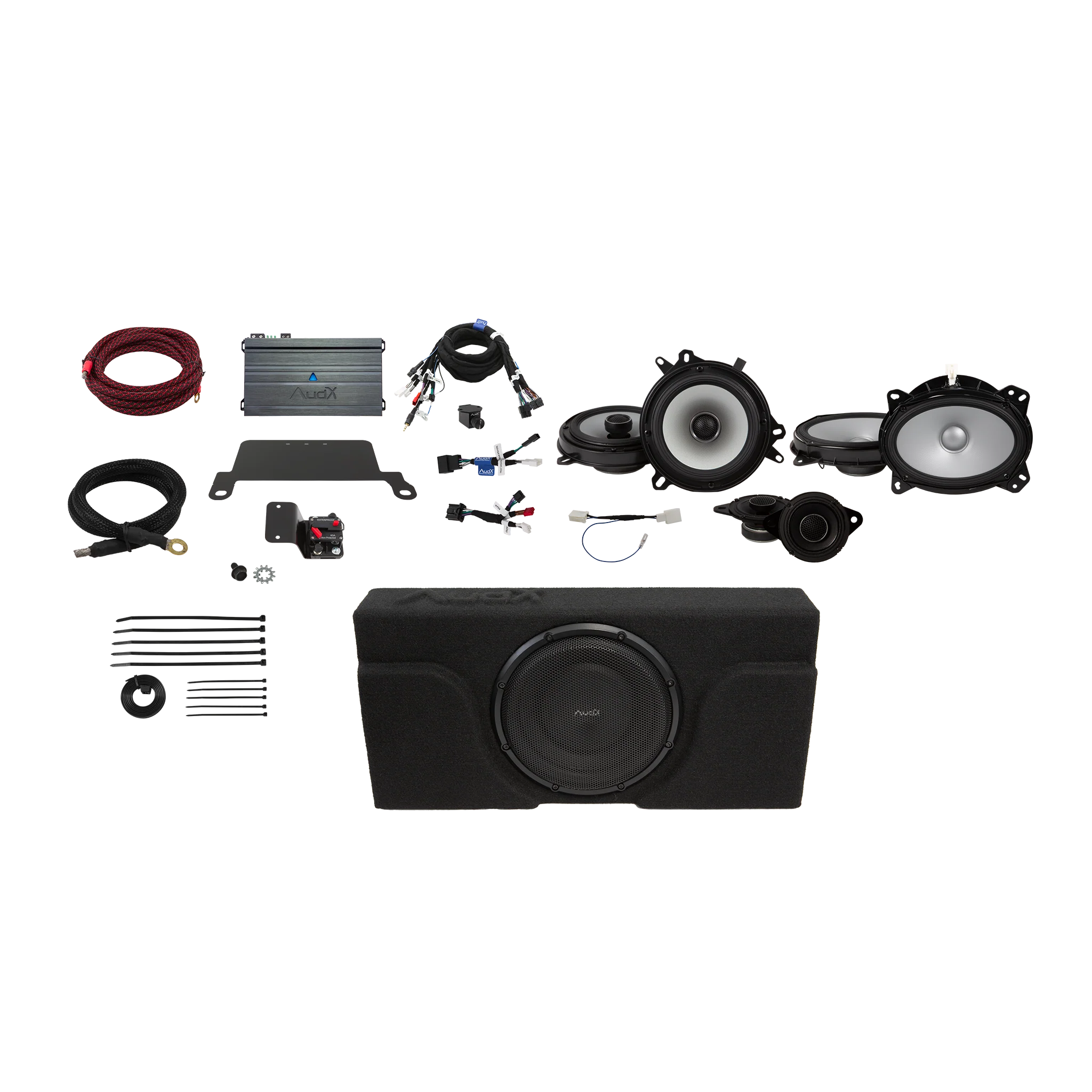 Complete Sound System Upgrade Package For 2020-2023 Toyota Tacoma 4-Door (Non-JBL) | TCM2023PRO