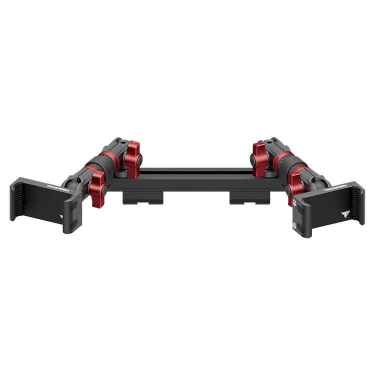 2019-2023 Ford Ranger (WITHOUT Switch Panel) Tackform Slim Track Dash Bracket With Dual 20LITE Phone Holders