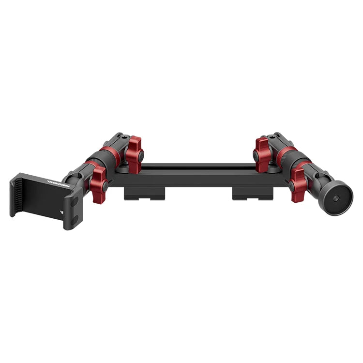 2019-2023 Ford Ranger (WITHOUT Switch Panel) Tackform Slim Track Dash Bracket With 20LITE Phone Holder & Midland Magnetic CB Radio Mic Holder