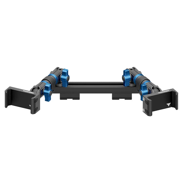 2019-2023 Ford Ranger (WITHOUT Switch Panel) Tackform Slim Track Dash Bracket With Dual 20LITE Phone Holders