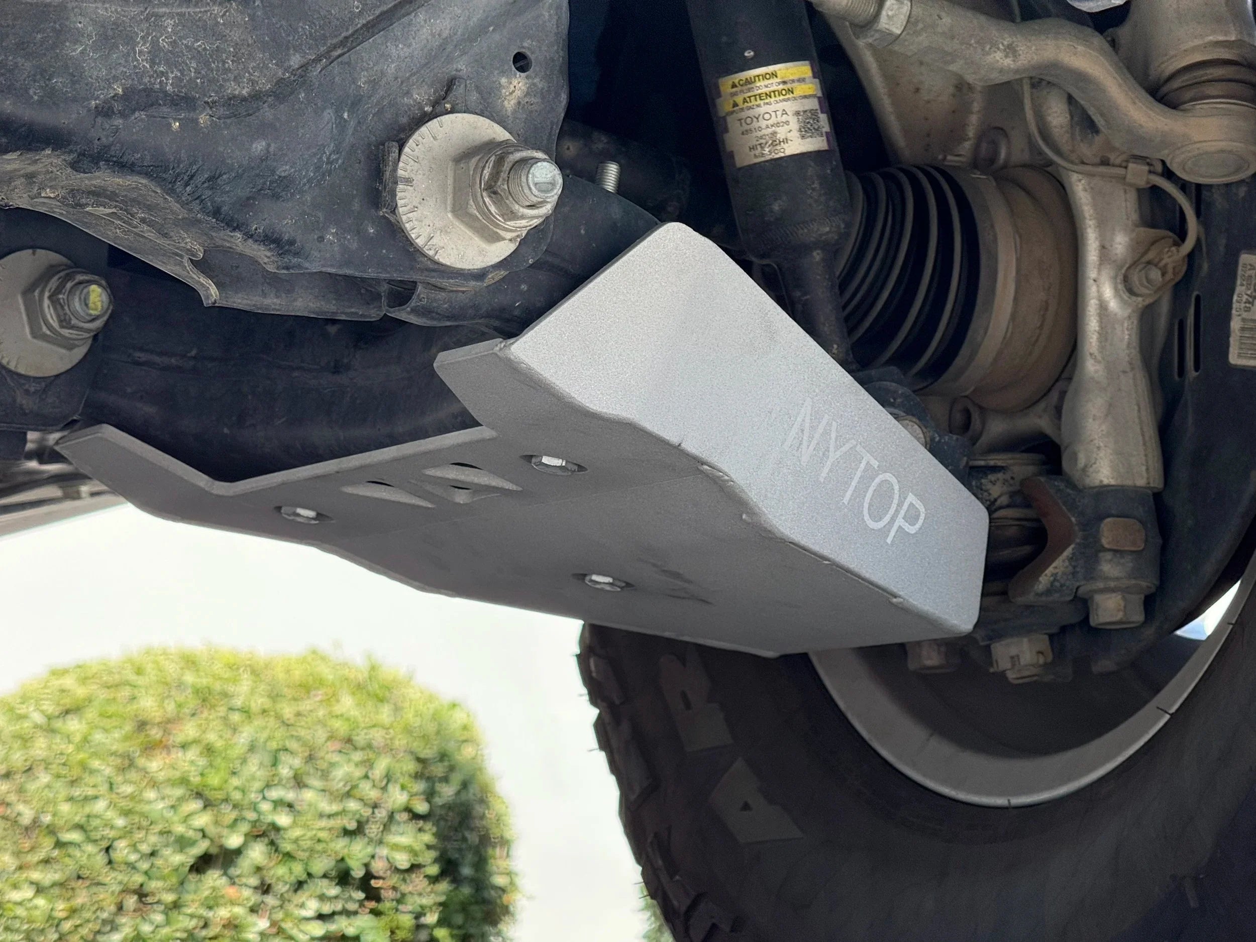NYTOP Lower Control Arm Skid Plate Kit For 2024-Current Toyota Tacoma