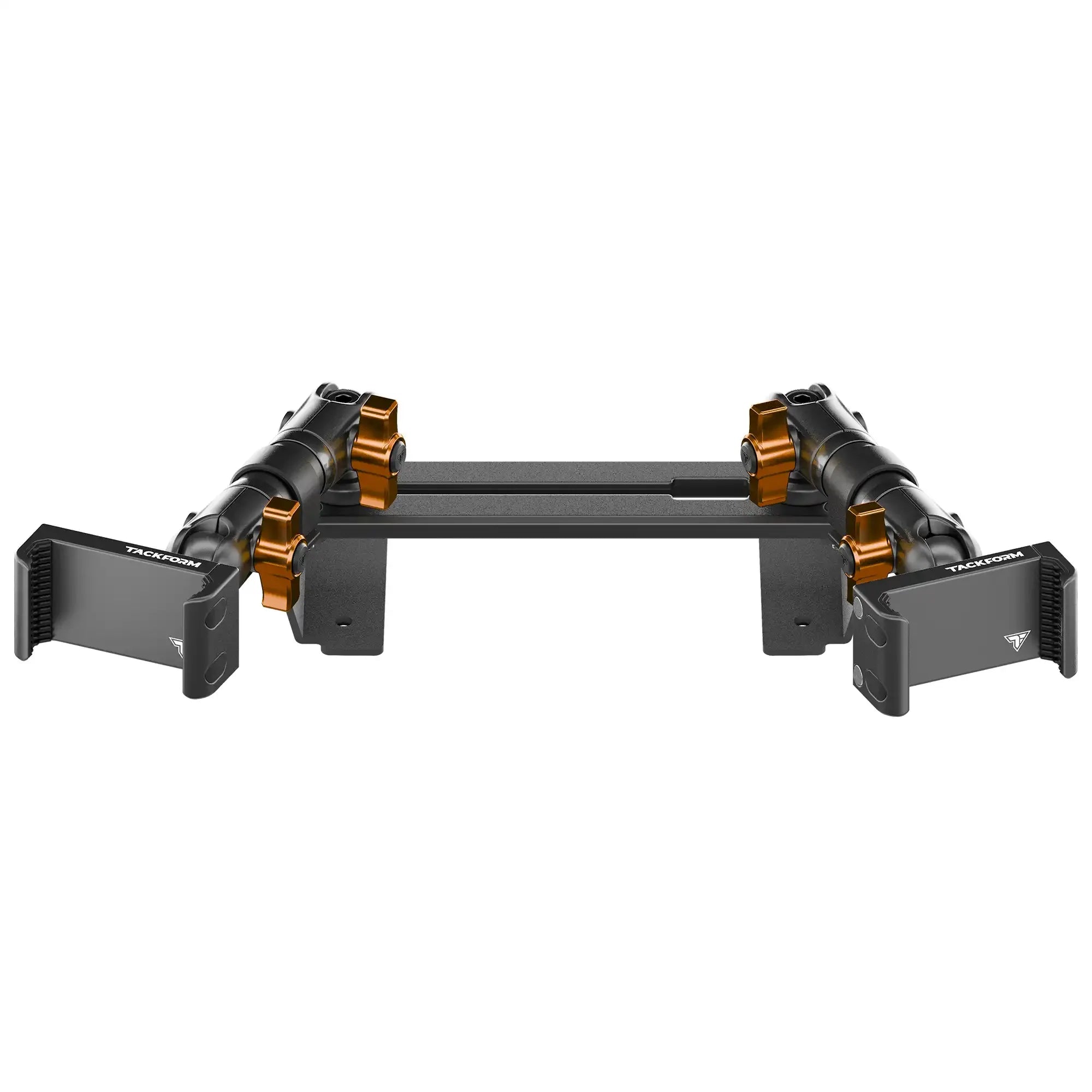 ‘15-‘20 Ford F-150, ‘17-‘22 Super Duty, ‘18-‘21 Expedition (See Compatibility Info For Year/Trim Details) Tackform Slim Track Dash Bracket With Dual 20LITE Phone Mounts