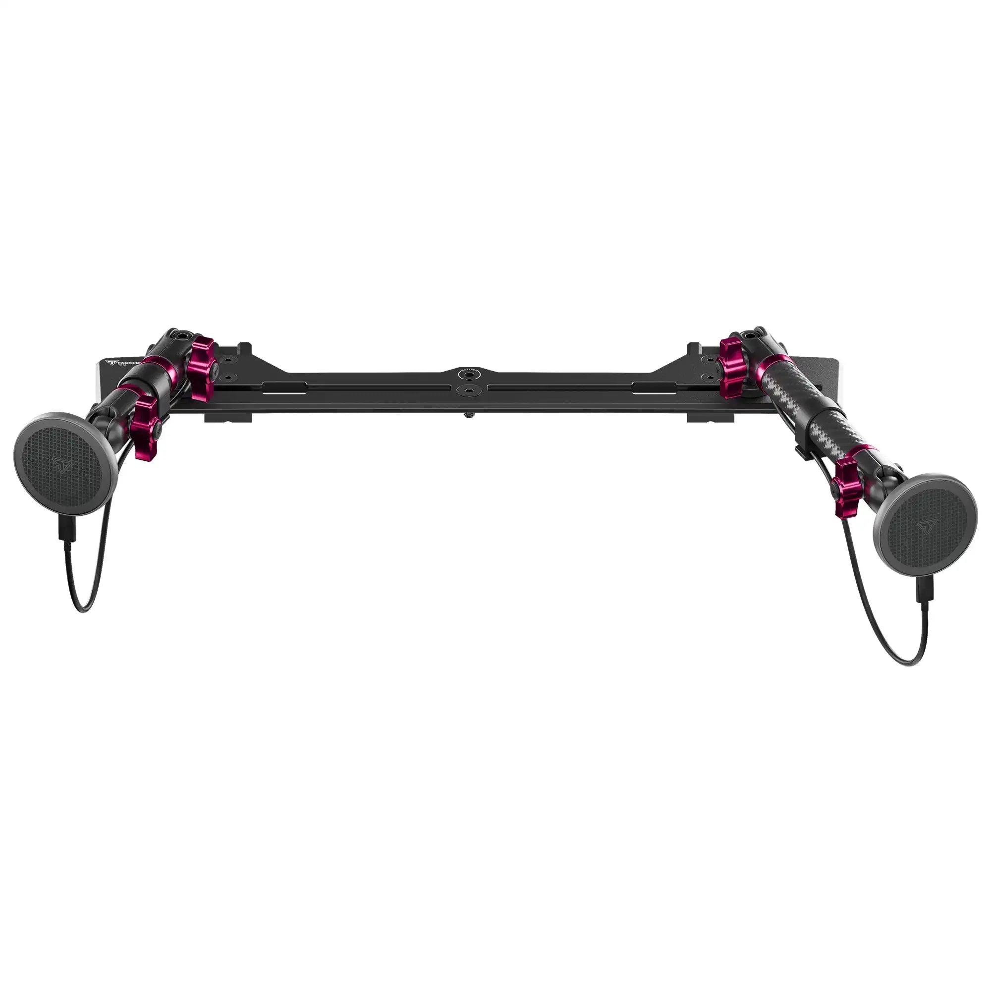 2021-2026 Ford Bronco & Bronco Raptor (Non-Sport) Tackform Slim Track Dash Bracket With Dual MagSafe Charging Phone Mounts
