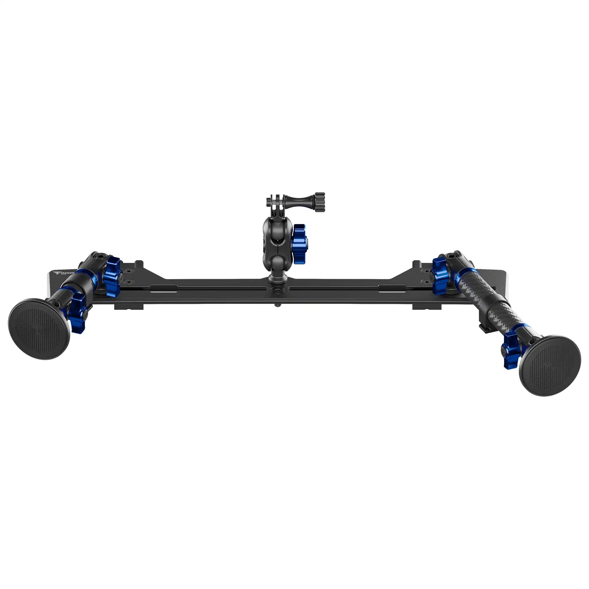 2021-2026 Ford Bronco & Bronco Raptor (Non-Sport) Tackform Slim Track Dash Bracket With Dual MagSafe Phone Mounts & GoPro Mount