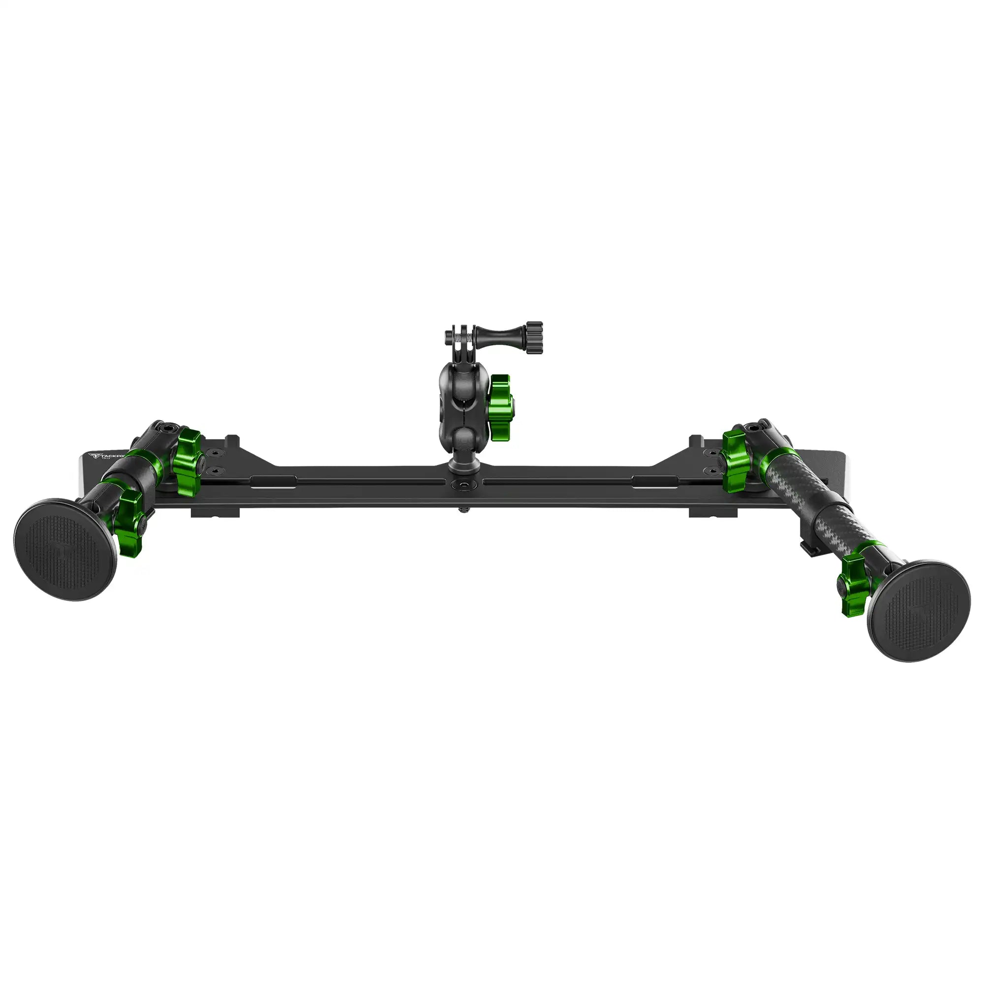 2021-2026 Ford Bronco & Bronco Raptor (Non-Sport) Tackform Slim Track Dash Bracket With Dual MagSafe Phone Mounts & GoPro Mount