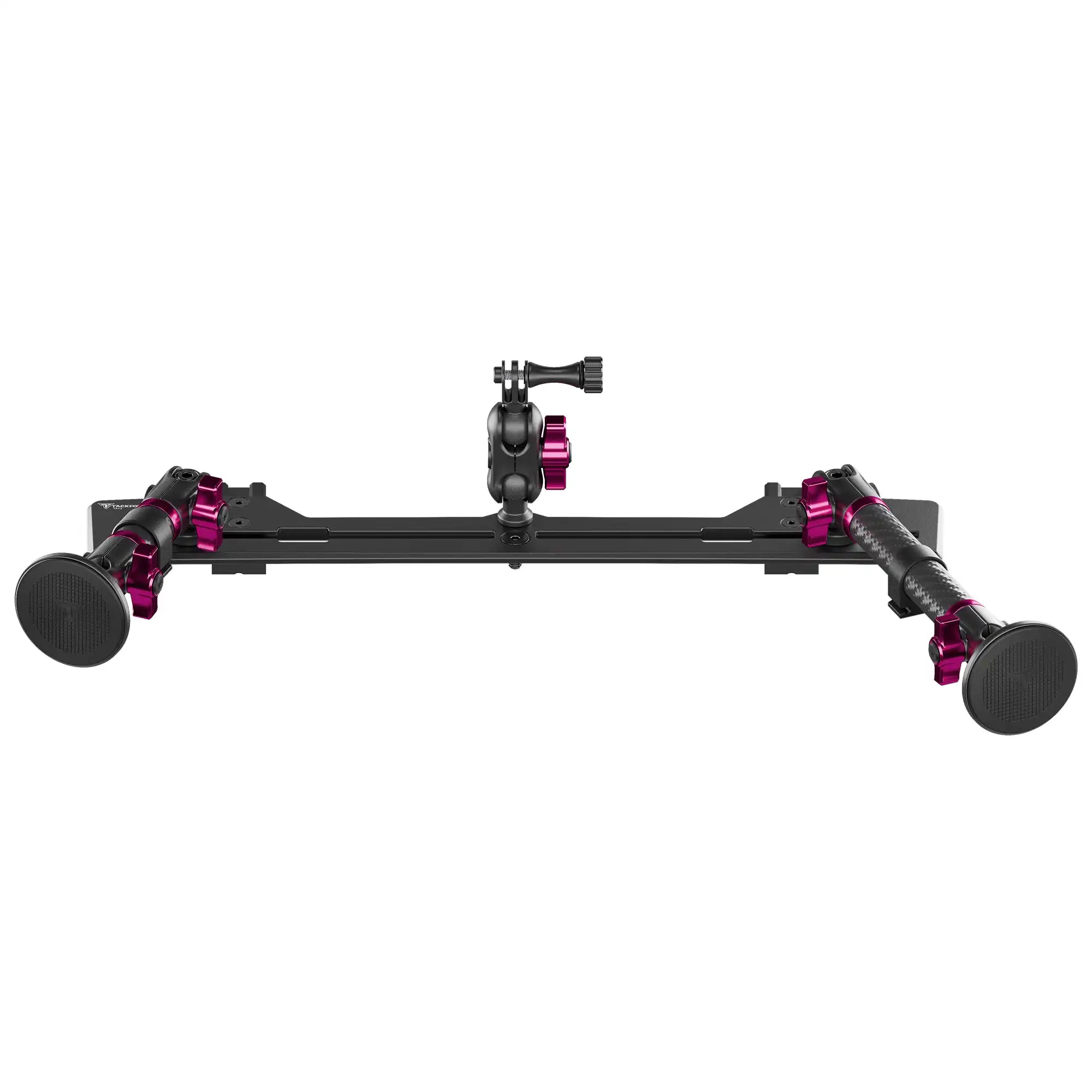 2021-2026 Ford Bronco & Bronco Raptor (Non-Sport) Tackform Slim Track Dash Bracket With Dual MagSafe Phone Mounts & GoPro Mount