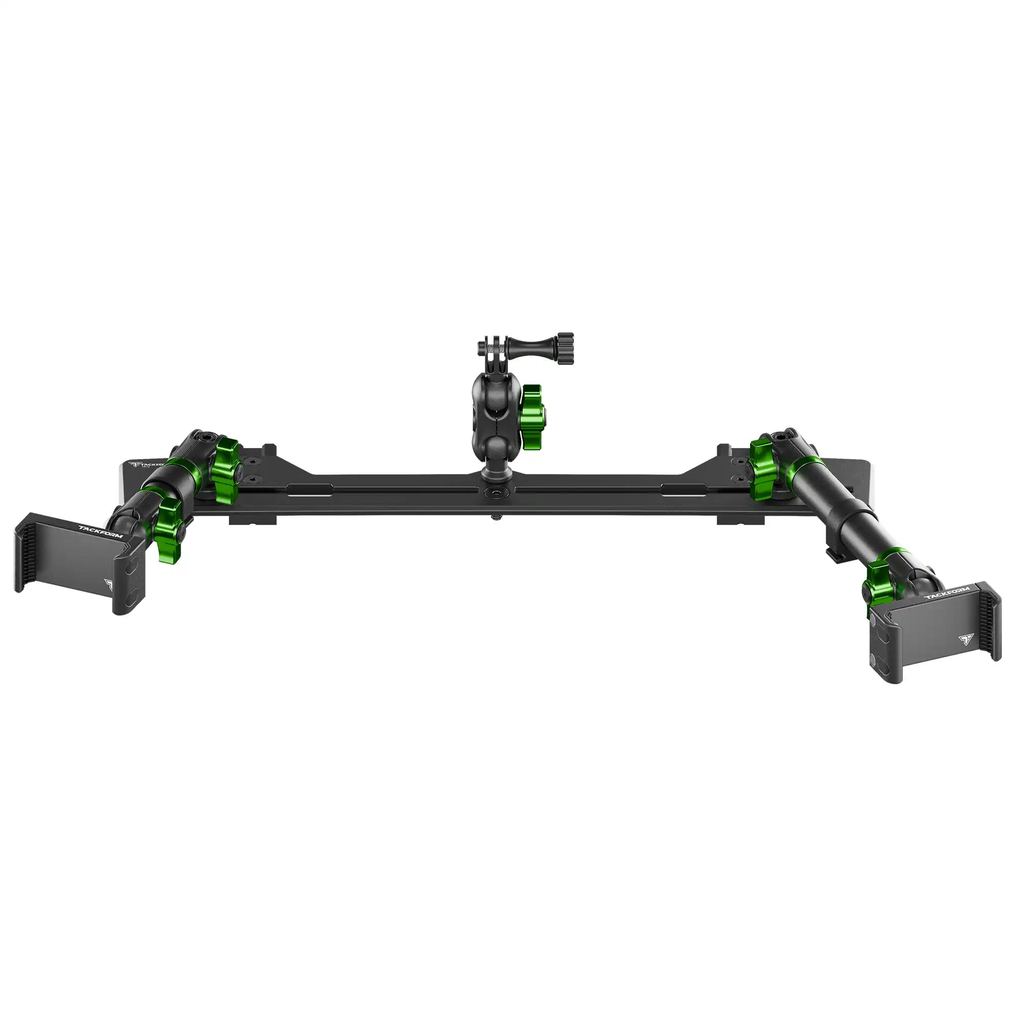 2021-2026 Ford Bronco & Bronco Raptor (Non-Sport) Tackform Slim Track Dash Bracket With Dual 20LITE Phone Mounts & GoPro Mount