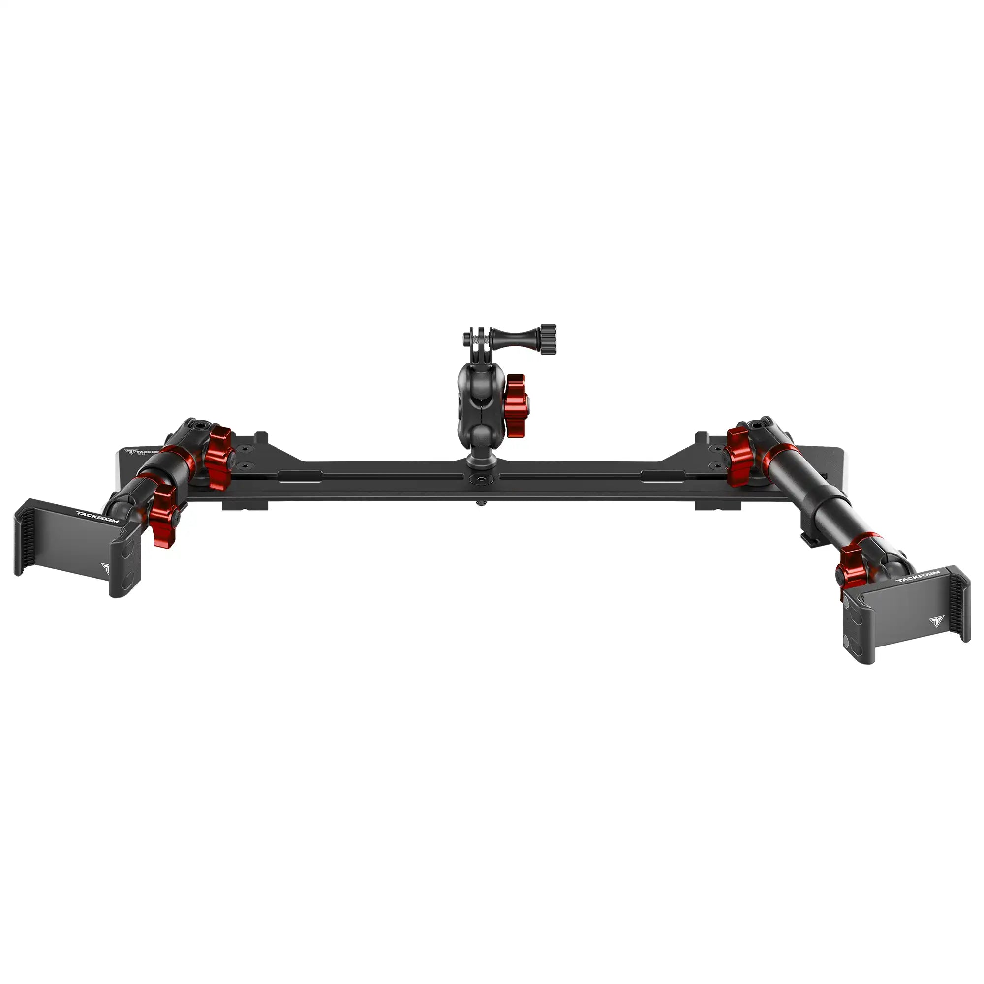 2021-2026 Ford Bronco & Bronco Raptor (Non-Sport) Tackform Slim Track Dash Bracket With Dual 20LITE Phone Mounts & GoPro Mount