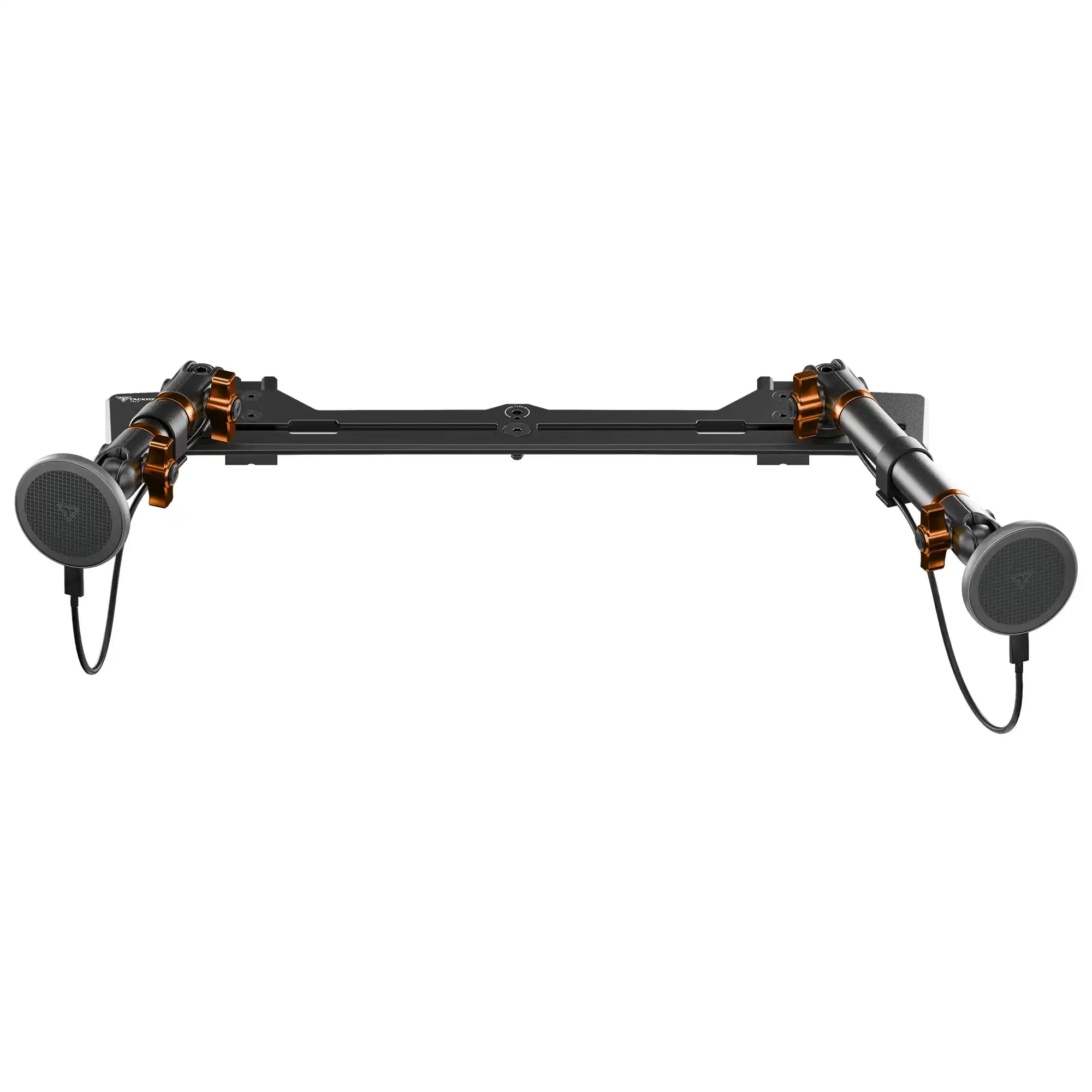 2021-2026 Ford Bronco & Bronco Raptor (Non-Sport) Tackform Slim Track Dash Bracket With Dual MagSafe Charging Phone Mounts