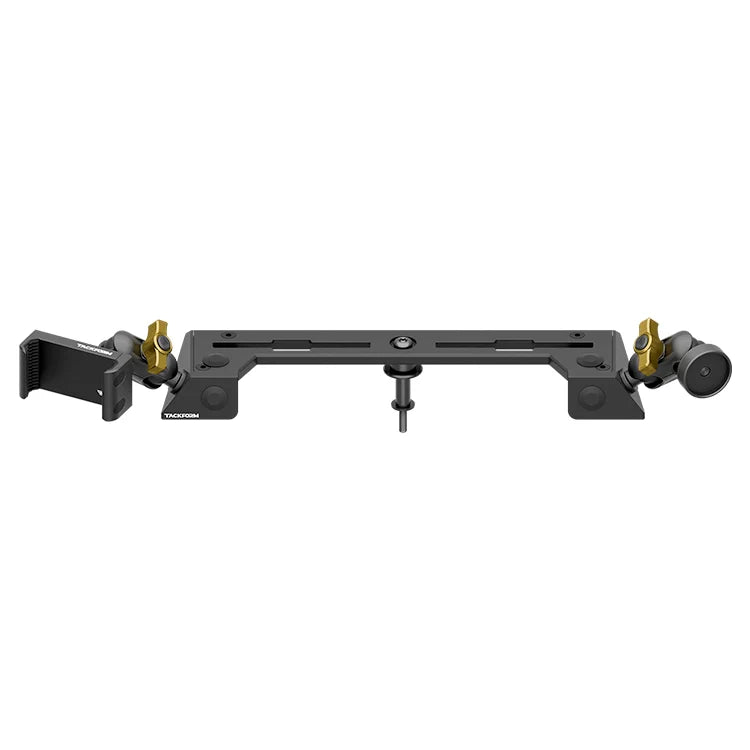 2021 - 2024 Ford Bronco SPORT Tackform Slim Track Dash Bracket With 20LITE Phone & Midland Magnetic CB Radio Mic Mounts