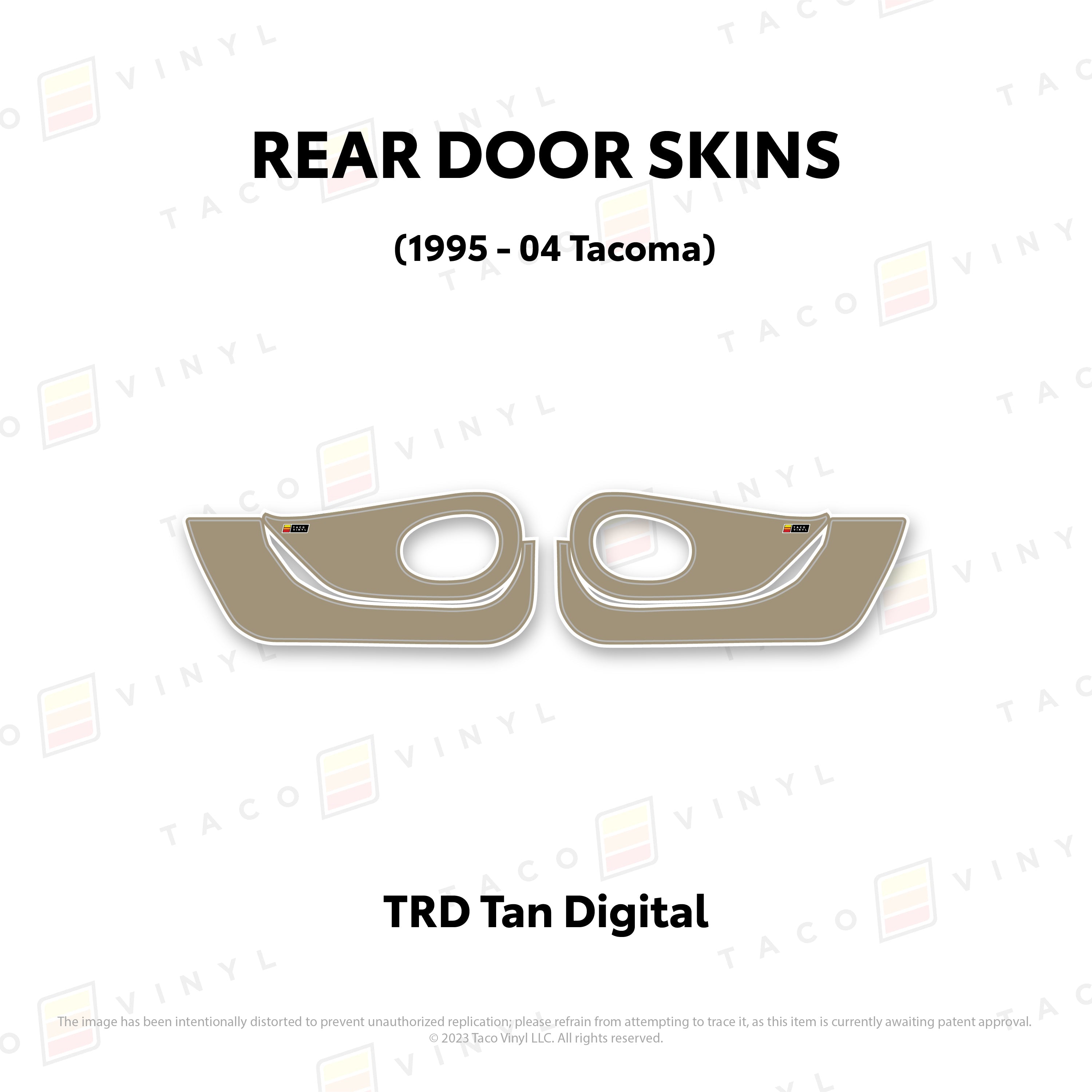 1995-04 Door Skins (Lower Section) For Tacoma