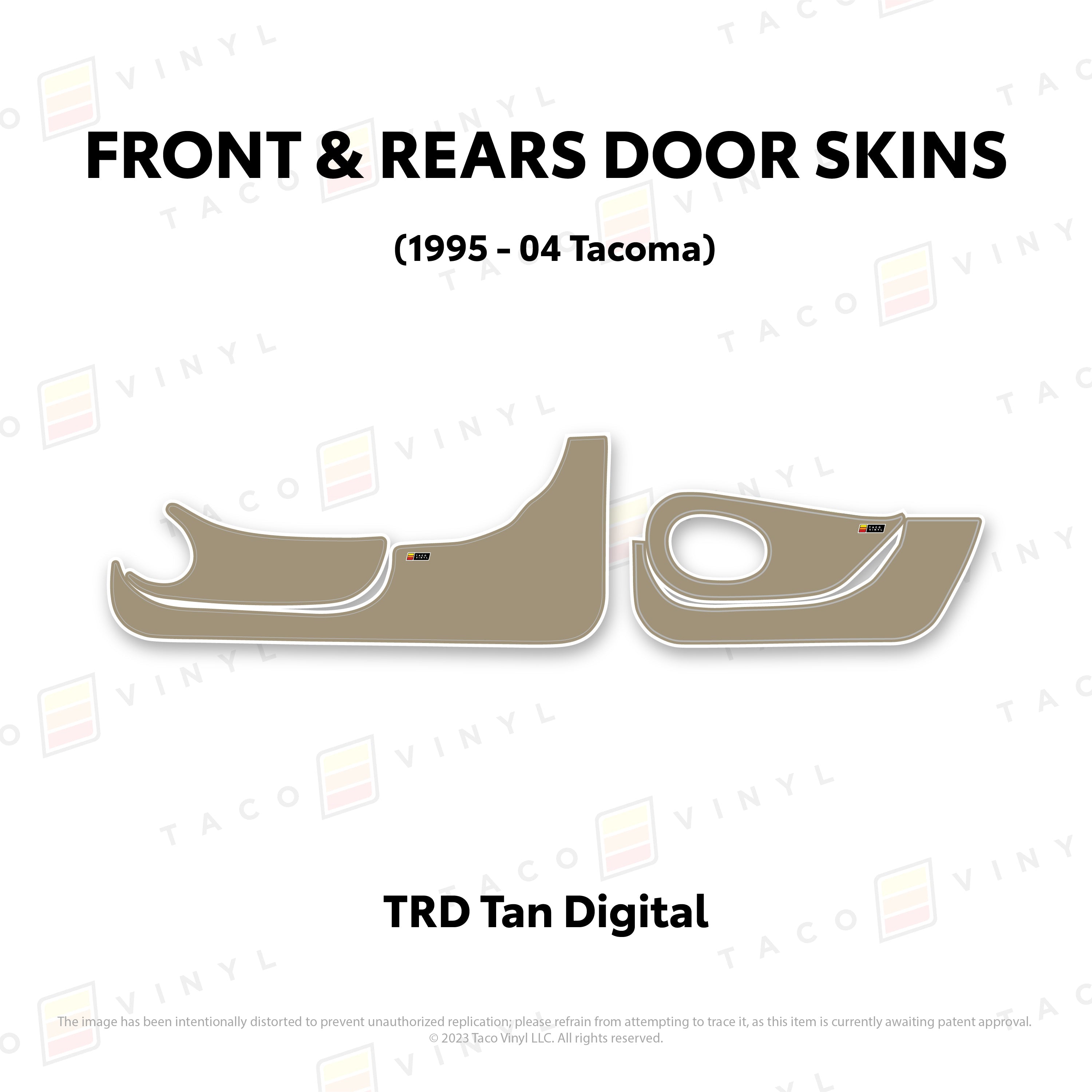 1995-04 Door Skins (Lower Section) For Tacoma