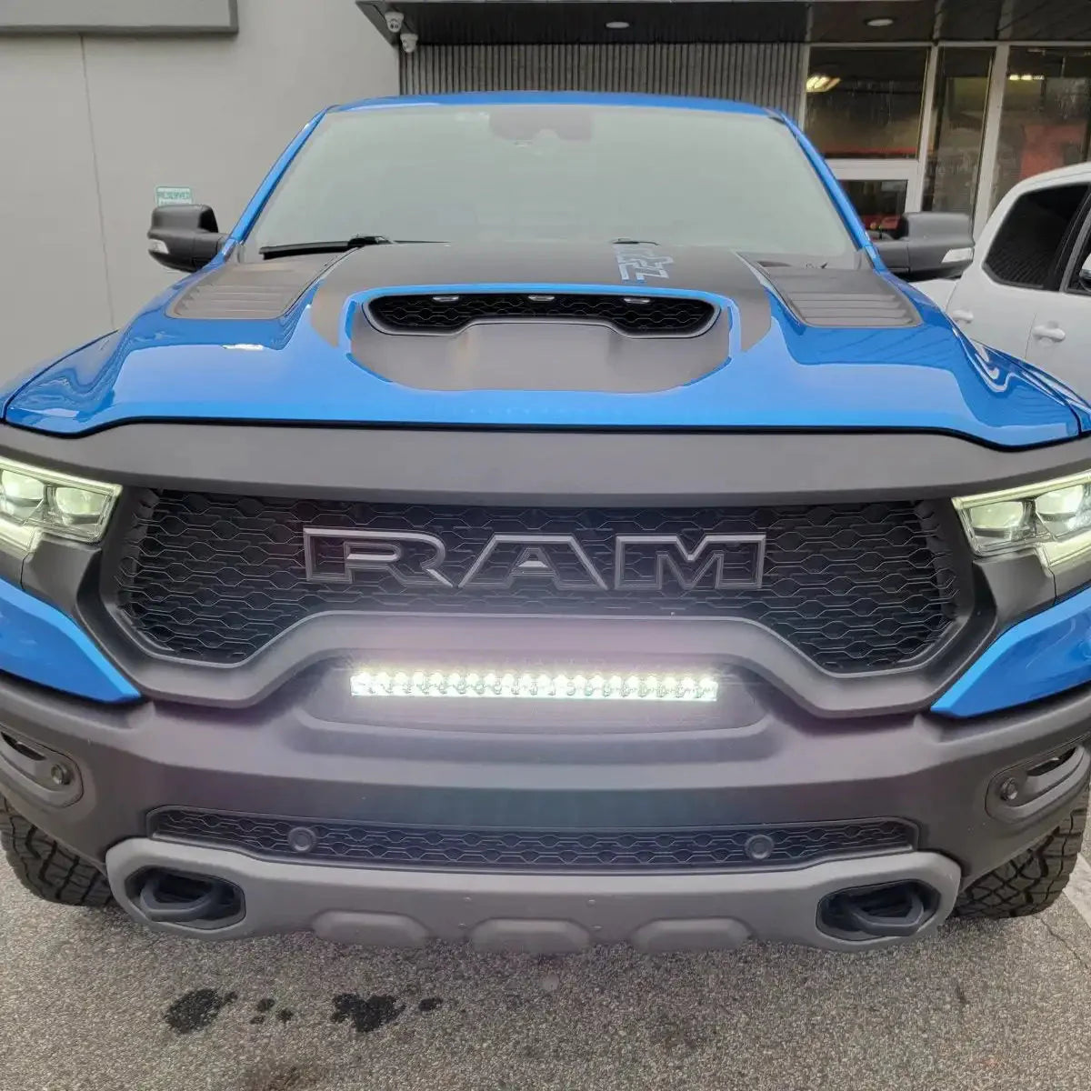Front Bumper Flush LED Light Bar For 2019-2025 RAM Rebel/TRX/RHO | 100W 12,000 Lumens