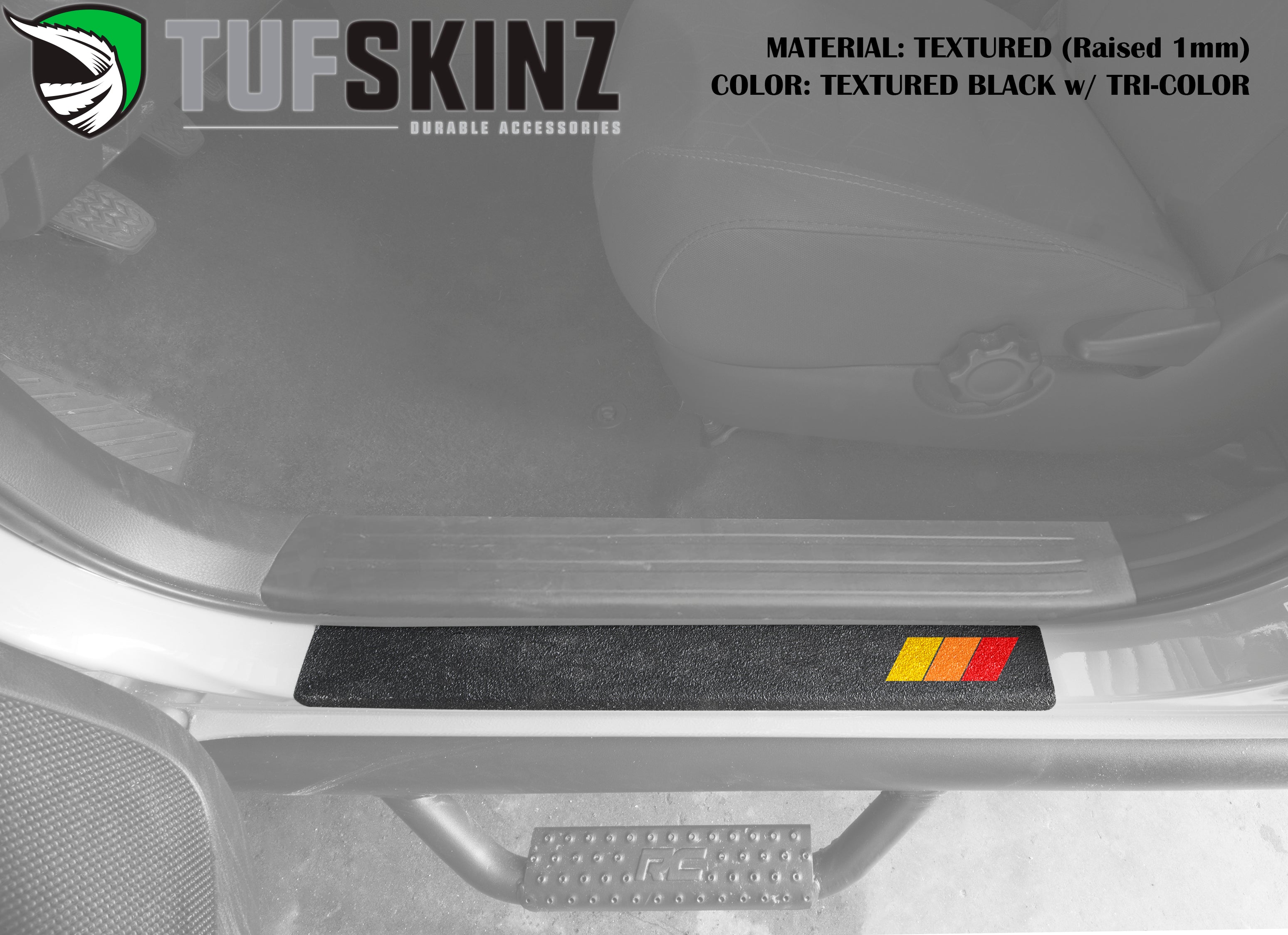 Door Sills Protection Overlay Fits 2007-2021 Toyota Tundra
