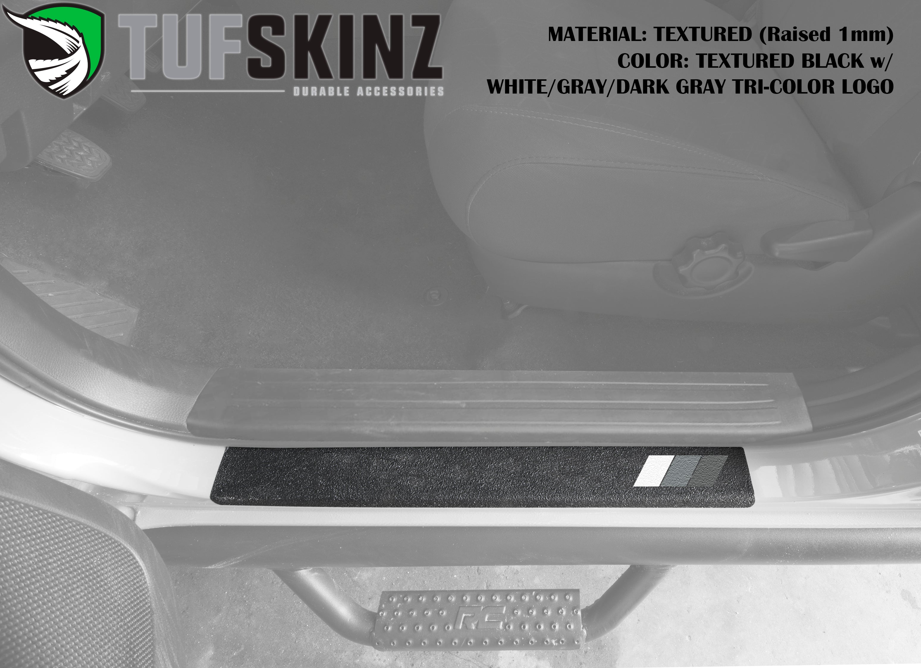 Door Sills Protection Overlay Fits 2007-2021 Toyota Tundra
