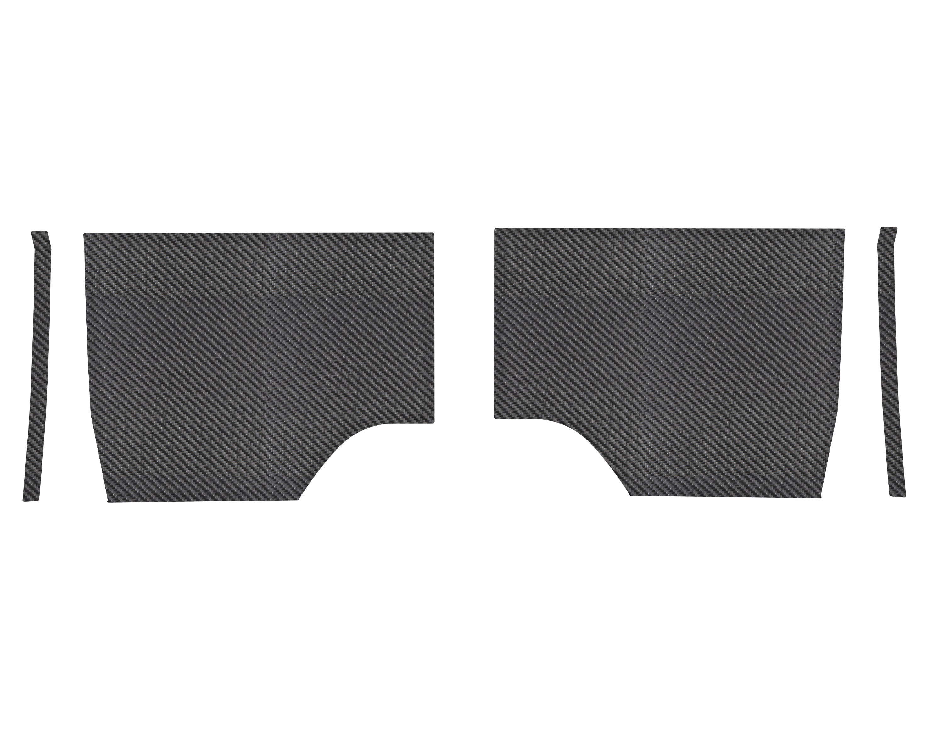 Rear Bumper Side Overlays Fits 2022-2026 Toyota Tundra