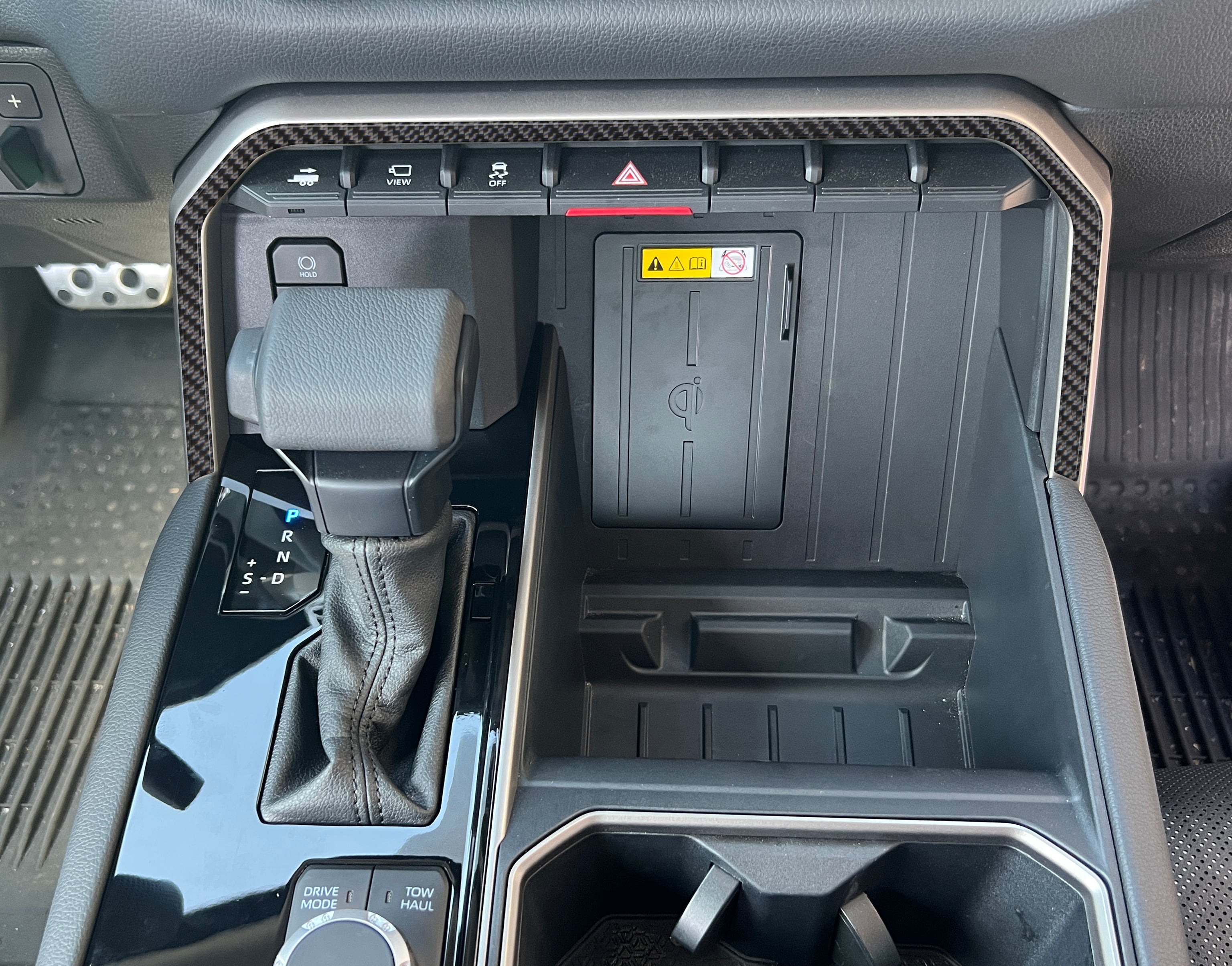 Upper Center Console Line Accent Trim Fits 2022-2026 Toyota Tundra & 2023-2026 Toyota Sequoia
