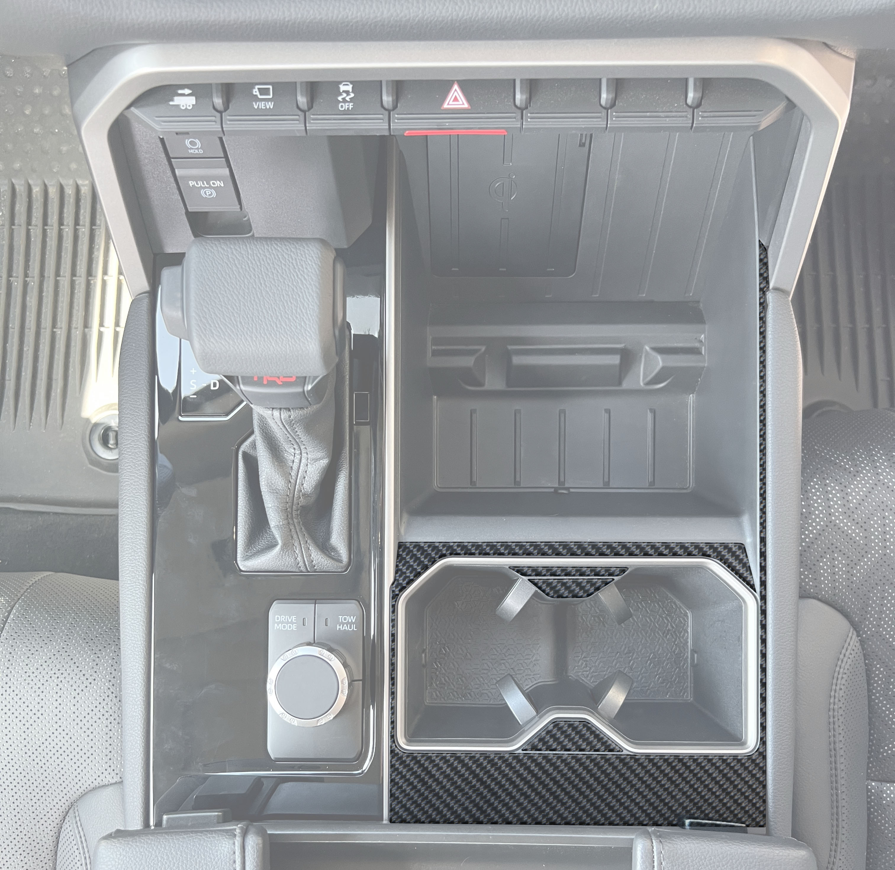 Center Cup Holder Accent Trim Fits 2022-2026 Toyota Tundra & 2023-2026 Toyota Sequoia