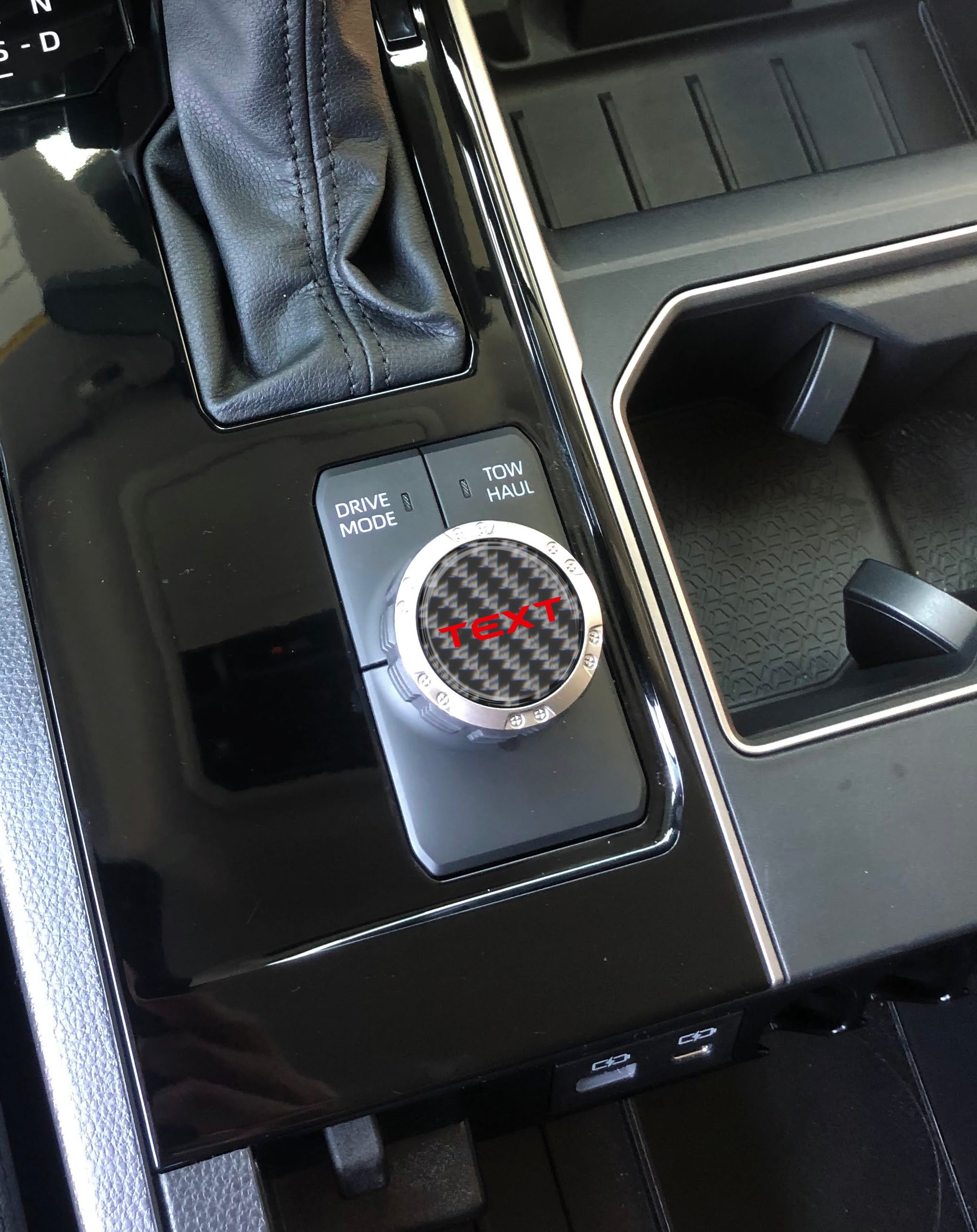 Badge for Drive Mode Selector Dial Fits 2022-2026 Toyota Tundra & 2023-2026 Toyota Sequoia