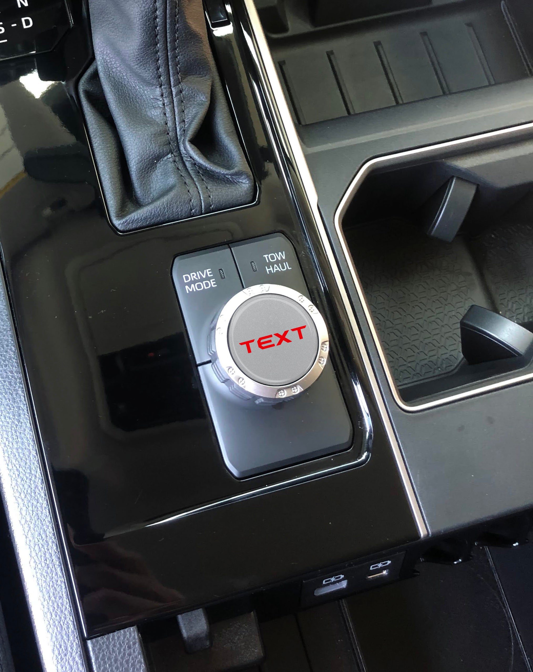 Badge for Drive Mode Selector Dial Fits 2022-2026 Toyota Tundra & 2023-2026 Toyota Sequoia