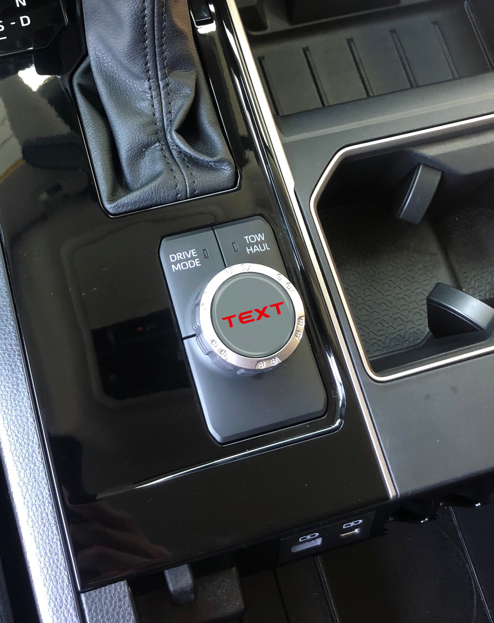 Badge for Drive Mode Selector Dial Fits 2022-2026 Toyota Tundra & 2023-2026 Toyota Sequoia