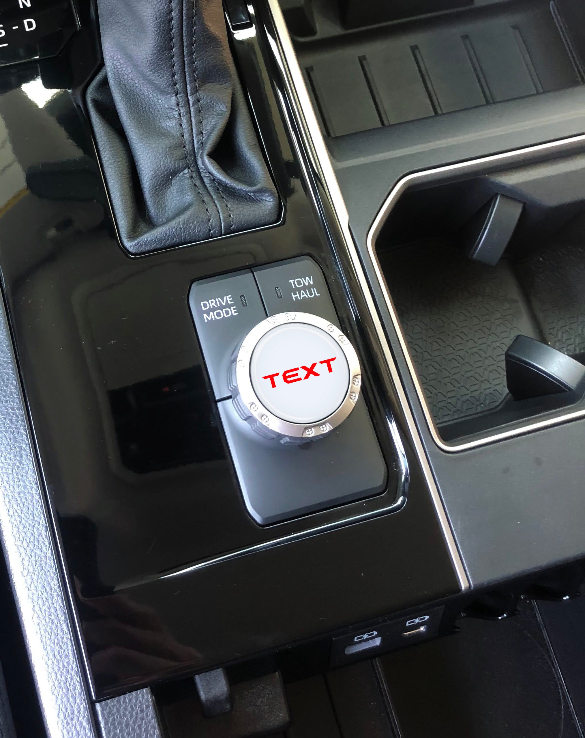 Badge for Drive Mode Selector Dial Fits 2022-2026 Toyota Tundra & 2023-2026 Toyota Sequoia