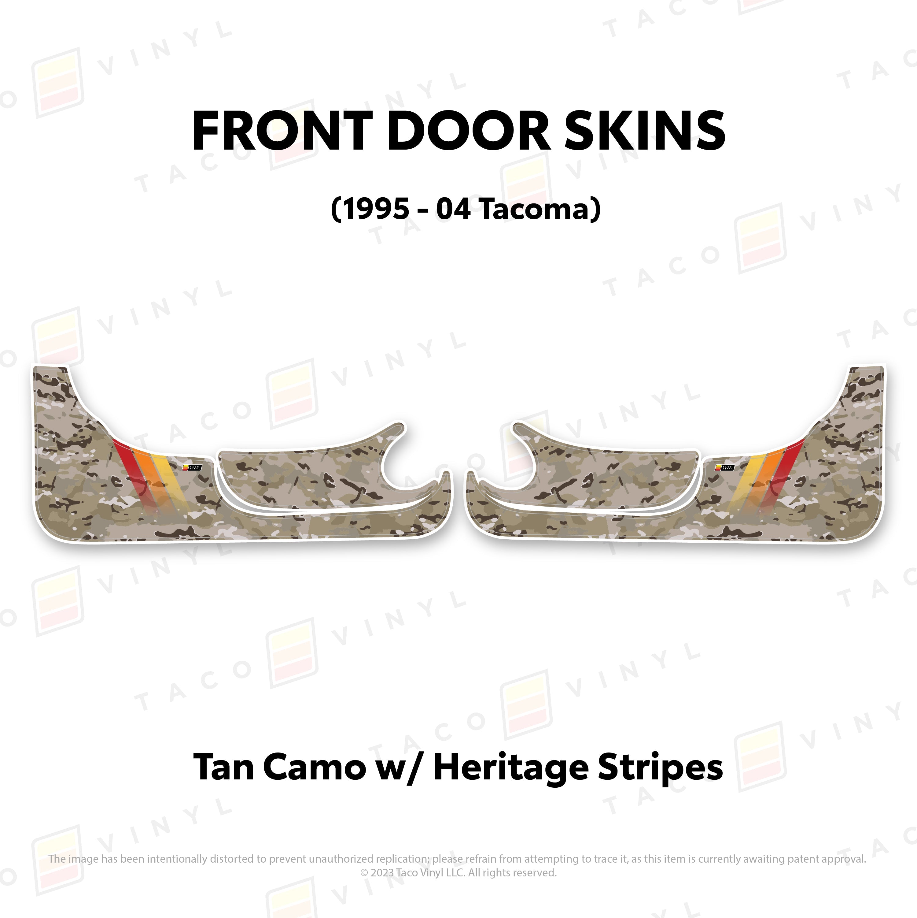 1995-04 Door Skins (Lower Section) For Tacoma