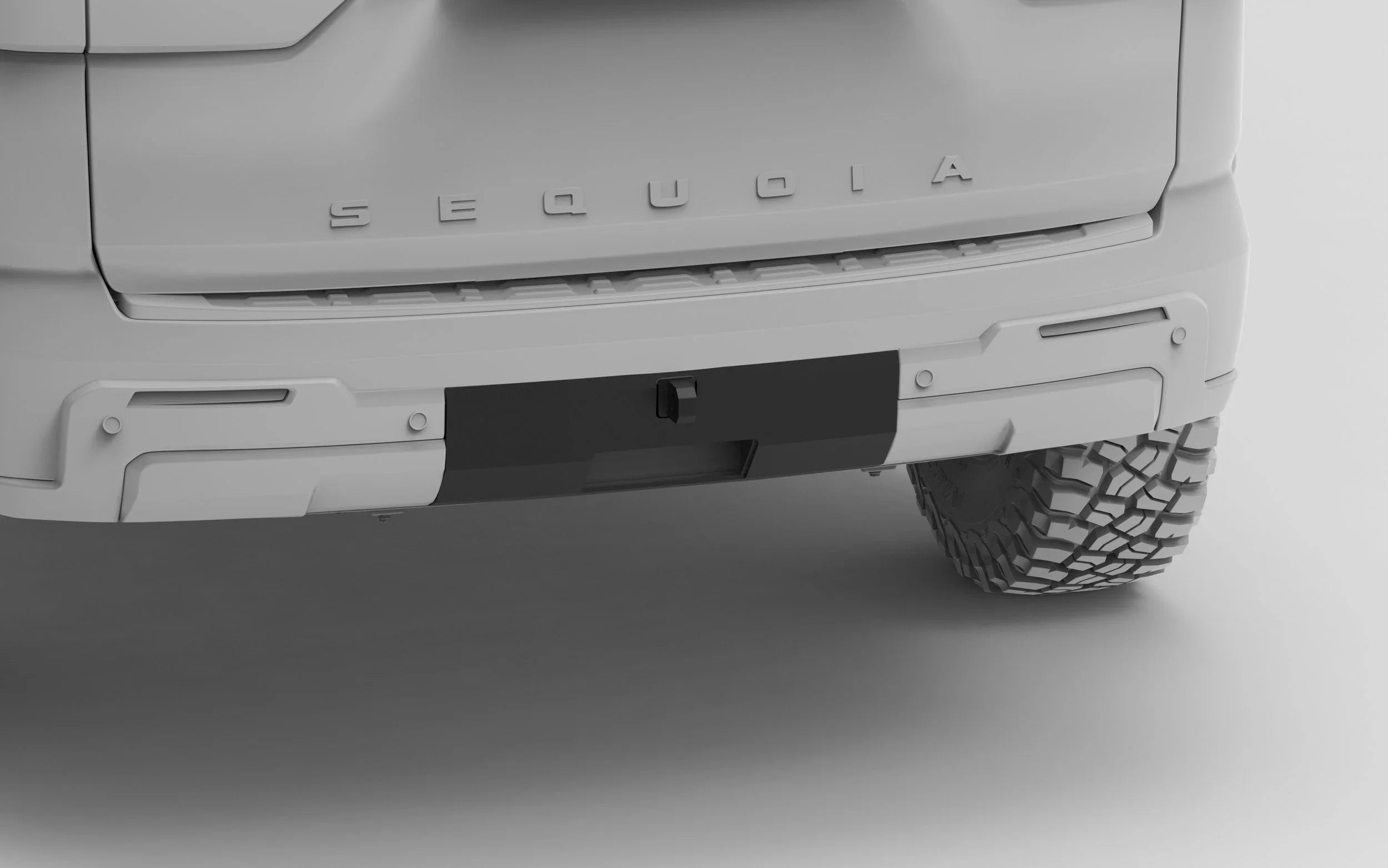NYTOP Rear Recovery Point/Hybrid Bumper For 2023-Current Toyota Sequoia