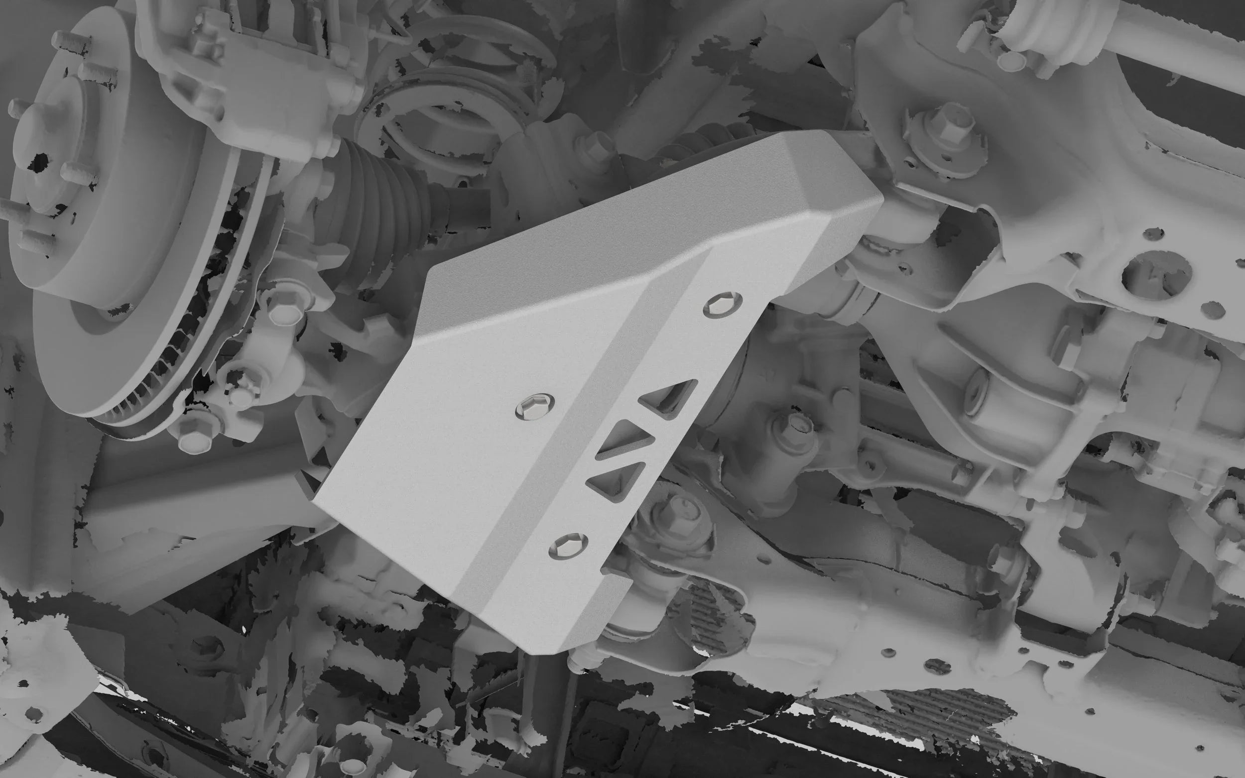 NYTOP Lower Control Arm Skid Plate Kit For 2024-Current Toyota Tacoma