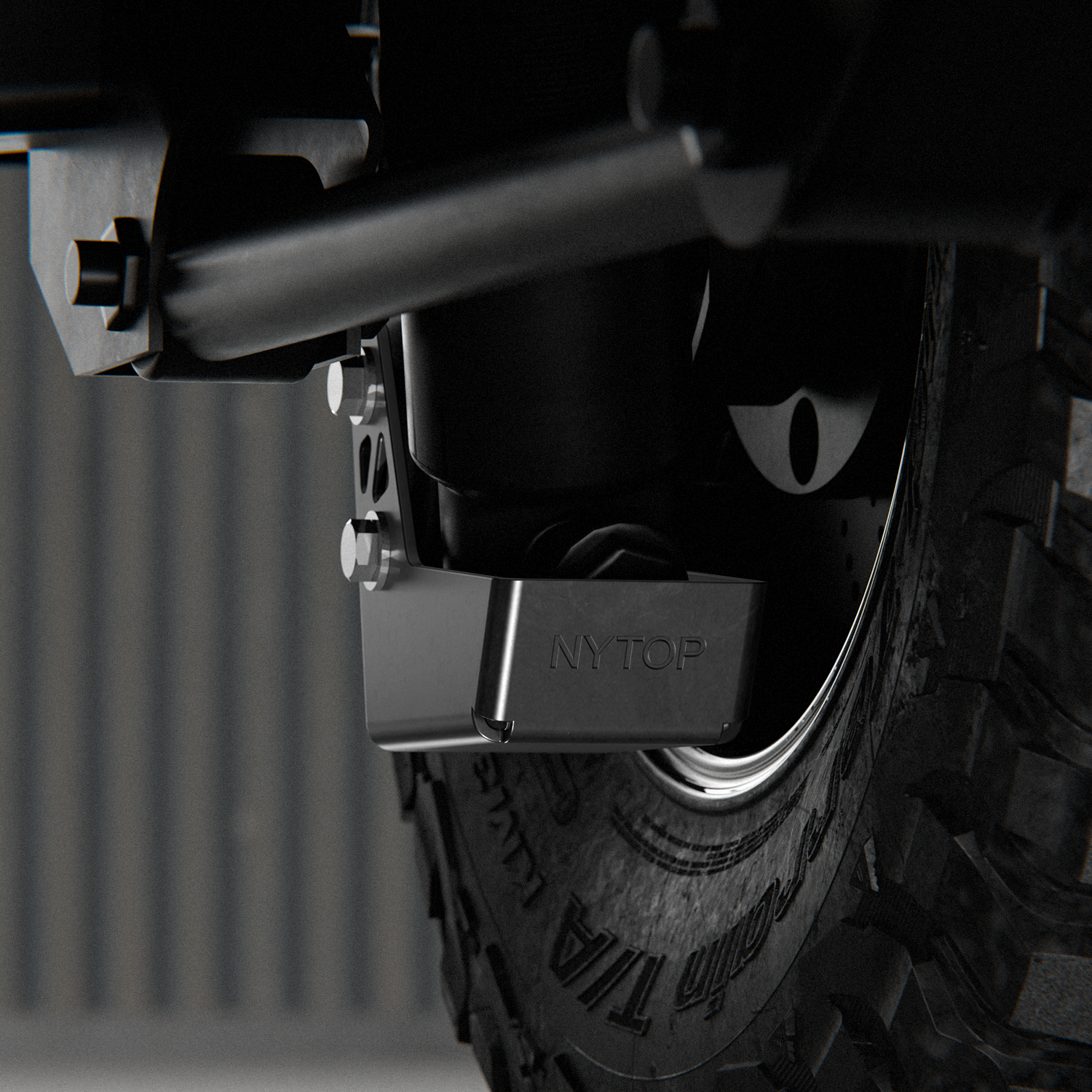 NYTOP Rear Shock Mount Skid Plate Kit For 2022-Current Toyota Tundra/Sequoia