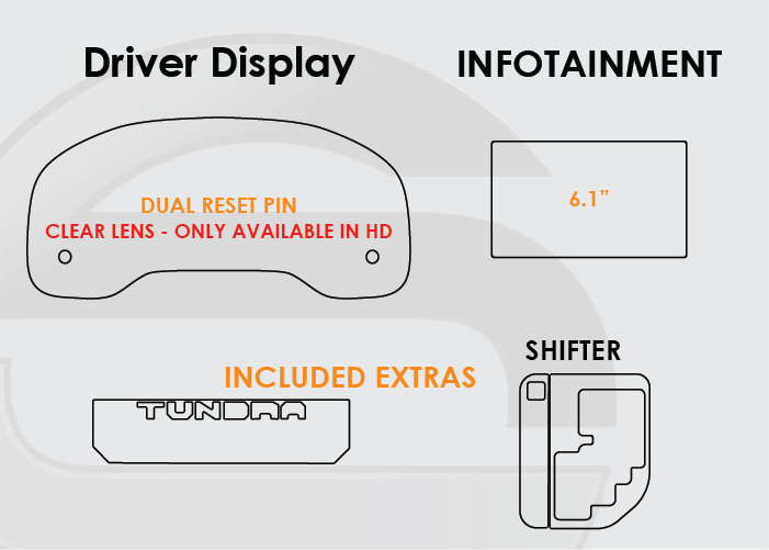 Screen ProTech Kit For Toyota Tundra