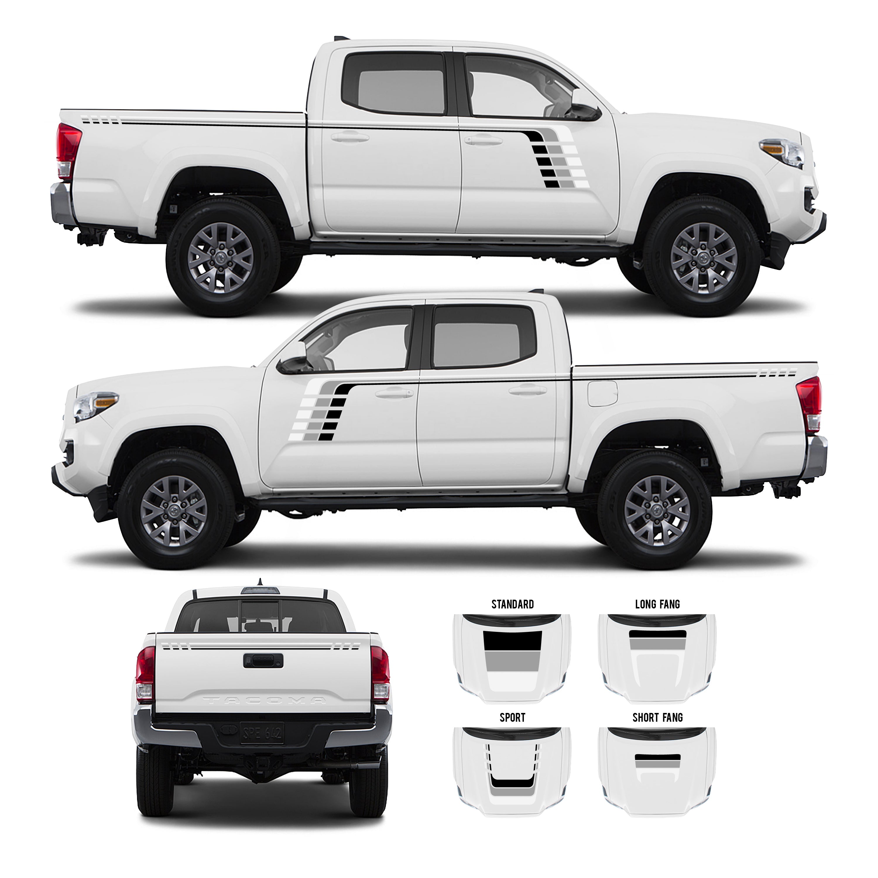 2016-23 Checkered Stripe Kit For Tacoma