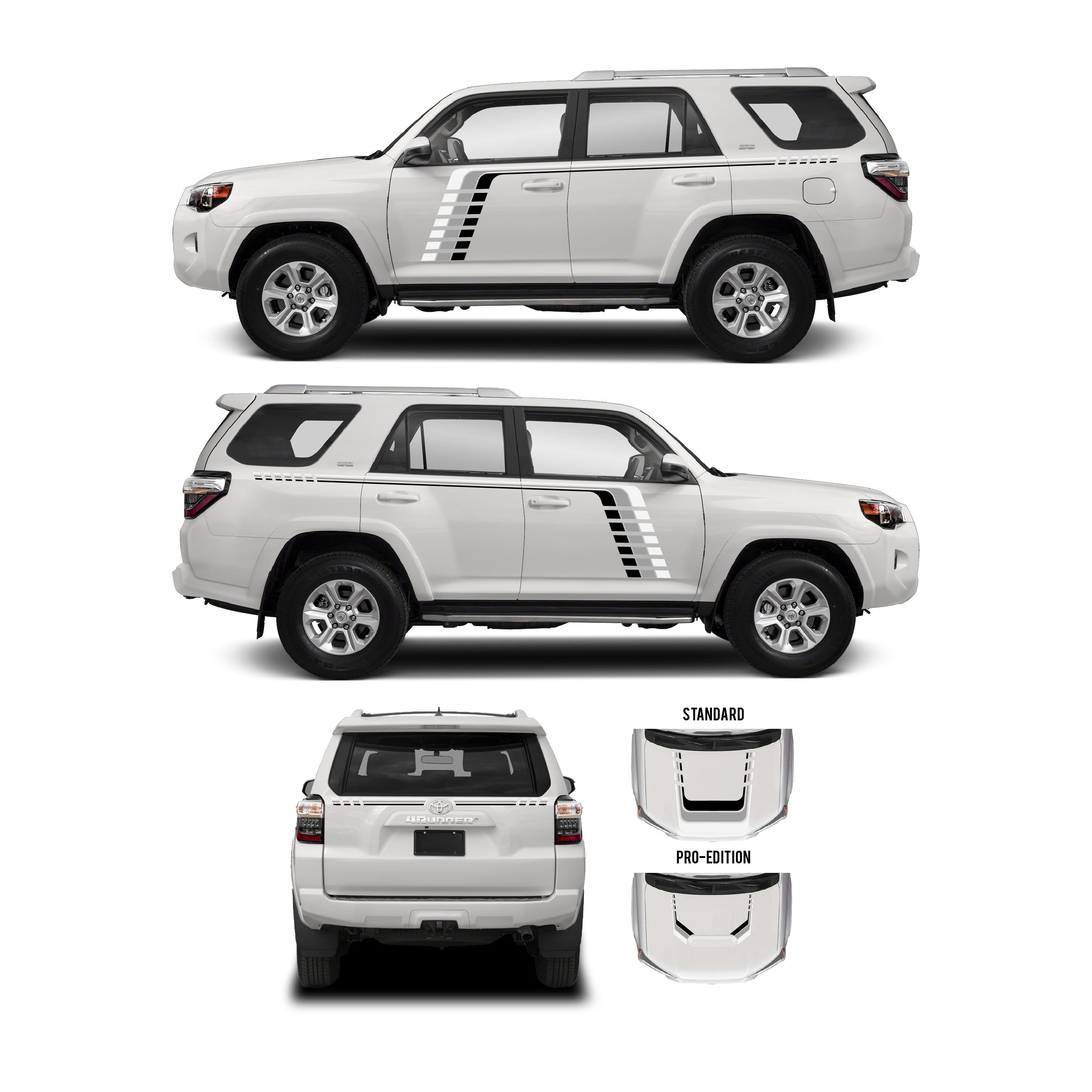 2010+ Checkered Stripe Kit For 4Runner