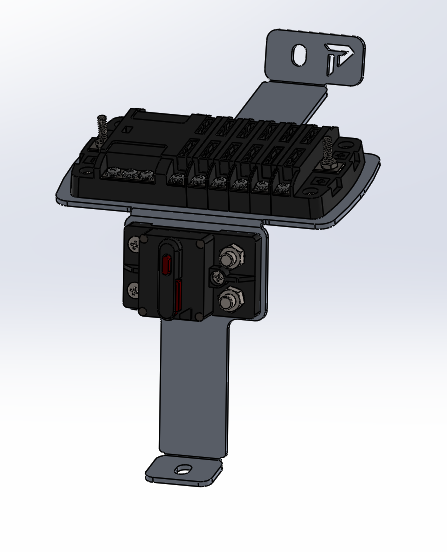 12 Circuit Fuse Block PowerTray For Tundra Battery Mount