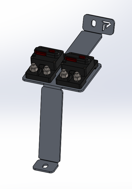 Dual Circuit Breaker PowerTray For Tundra Battery Mount