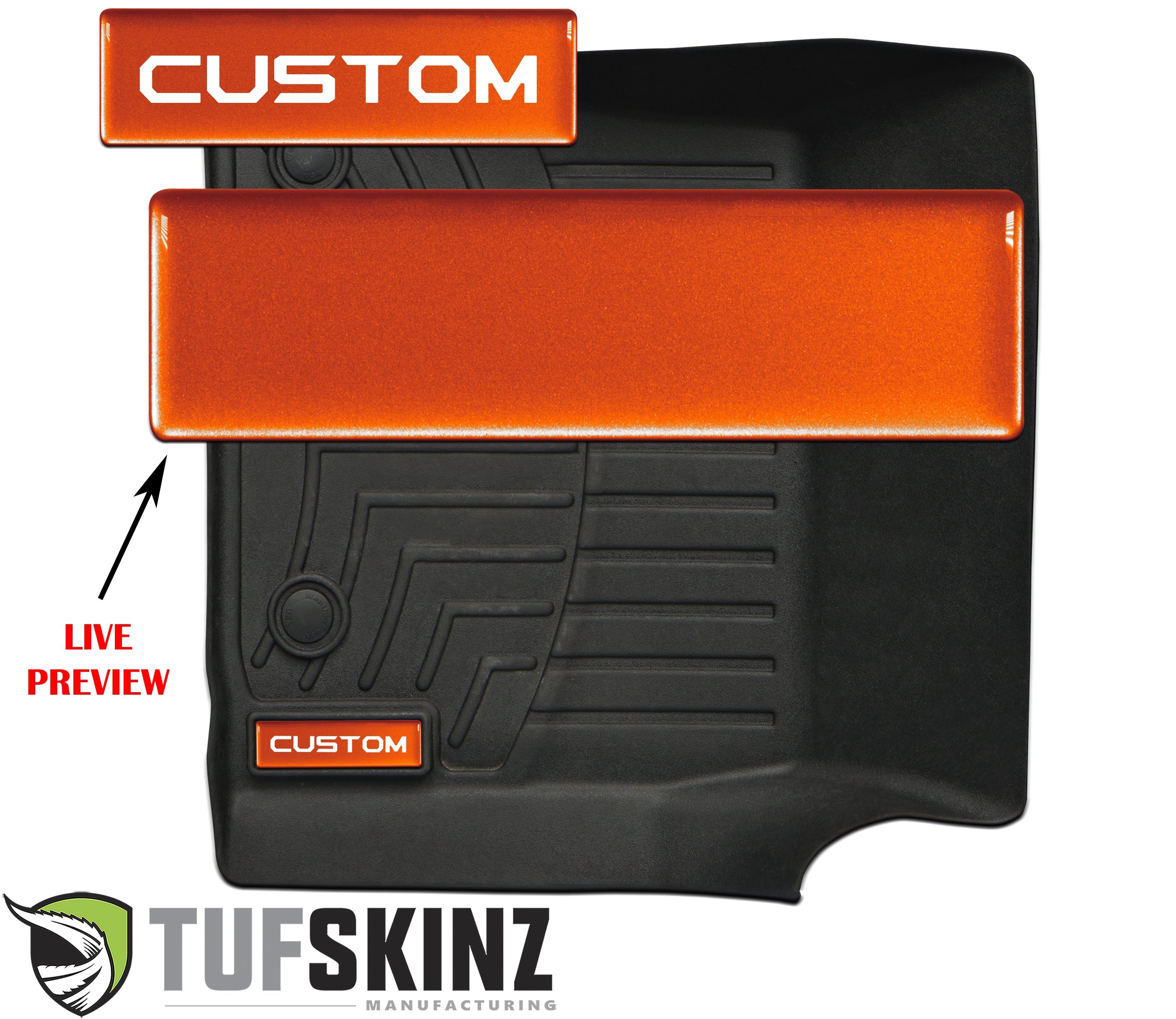 Badge/Emblem Inserts Fits Ford Trucks - WeatherTech Floor Mats