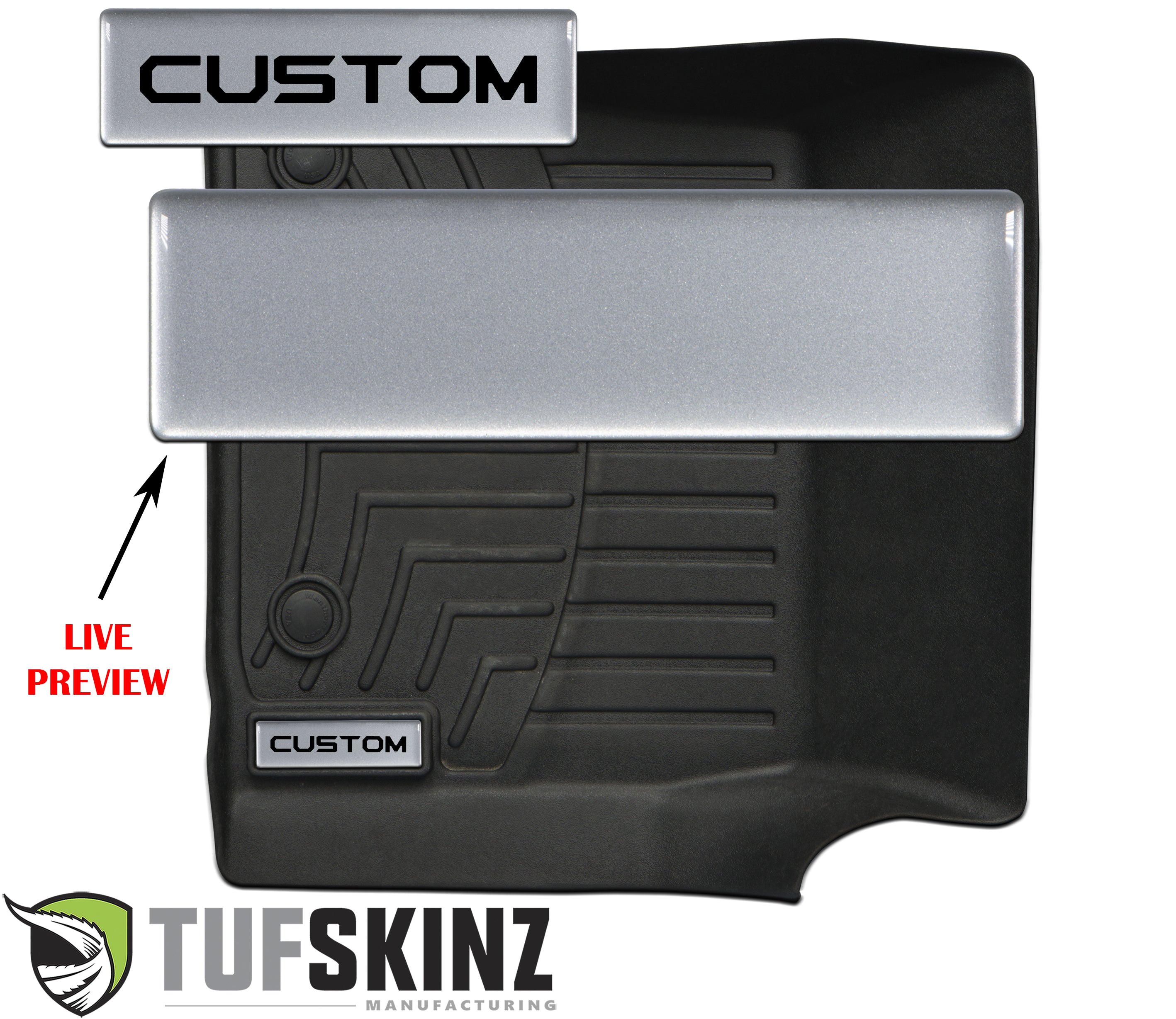 Badge/Emblem Inserts Fits Ford Trucks - WeatherTech Floor Mats