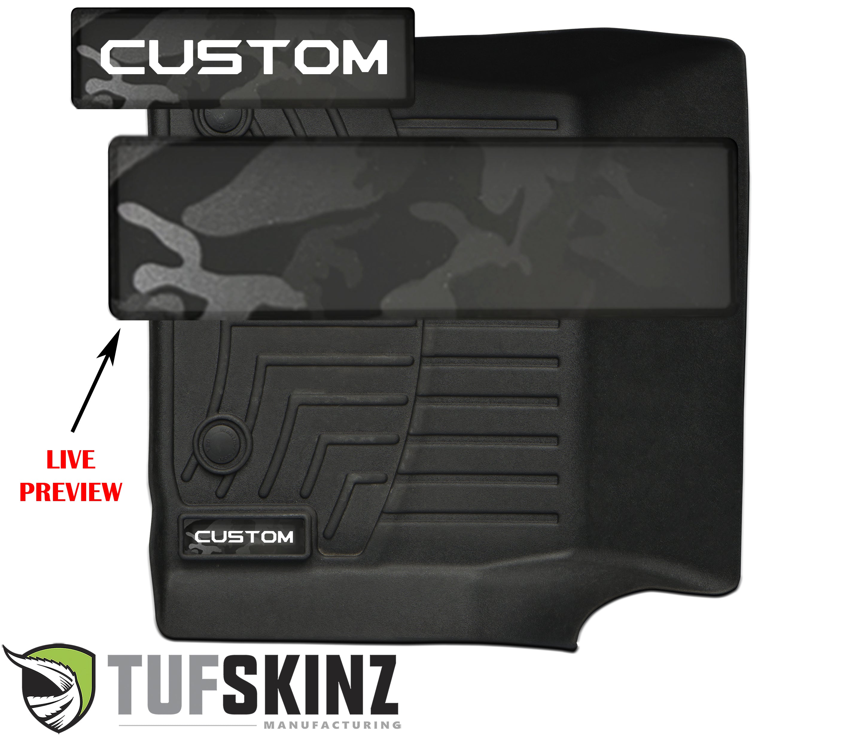 Badge/Emblem Inserts Fits Ford Trucks - WeatherTech Floor Mats