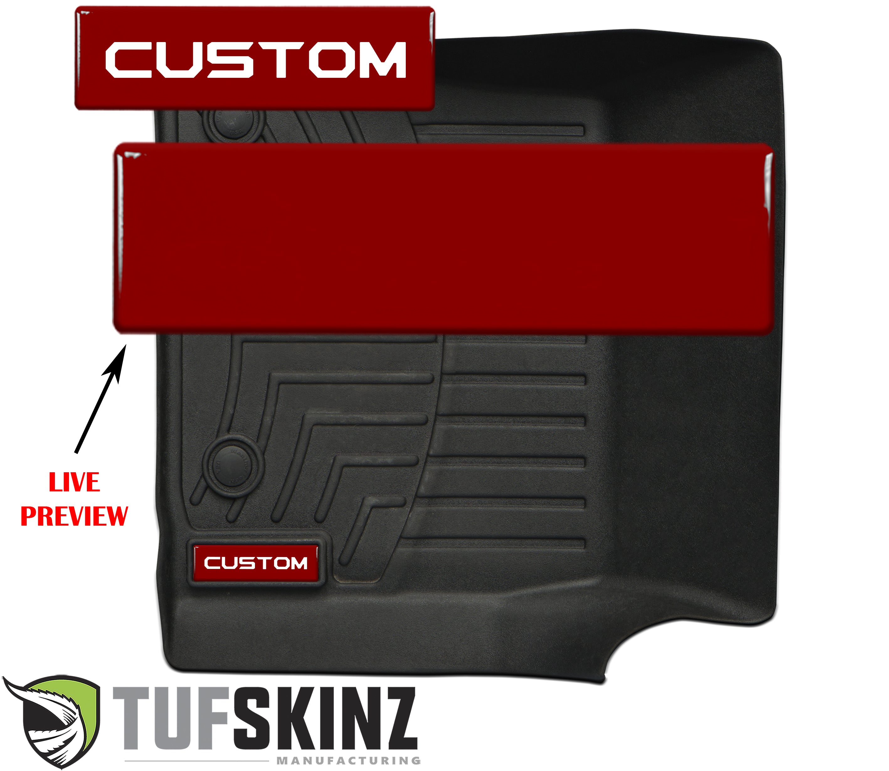 Badge/Emblem Inserts Fits Ford Trucks - WeatherTech Floor Mats