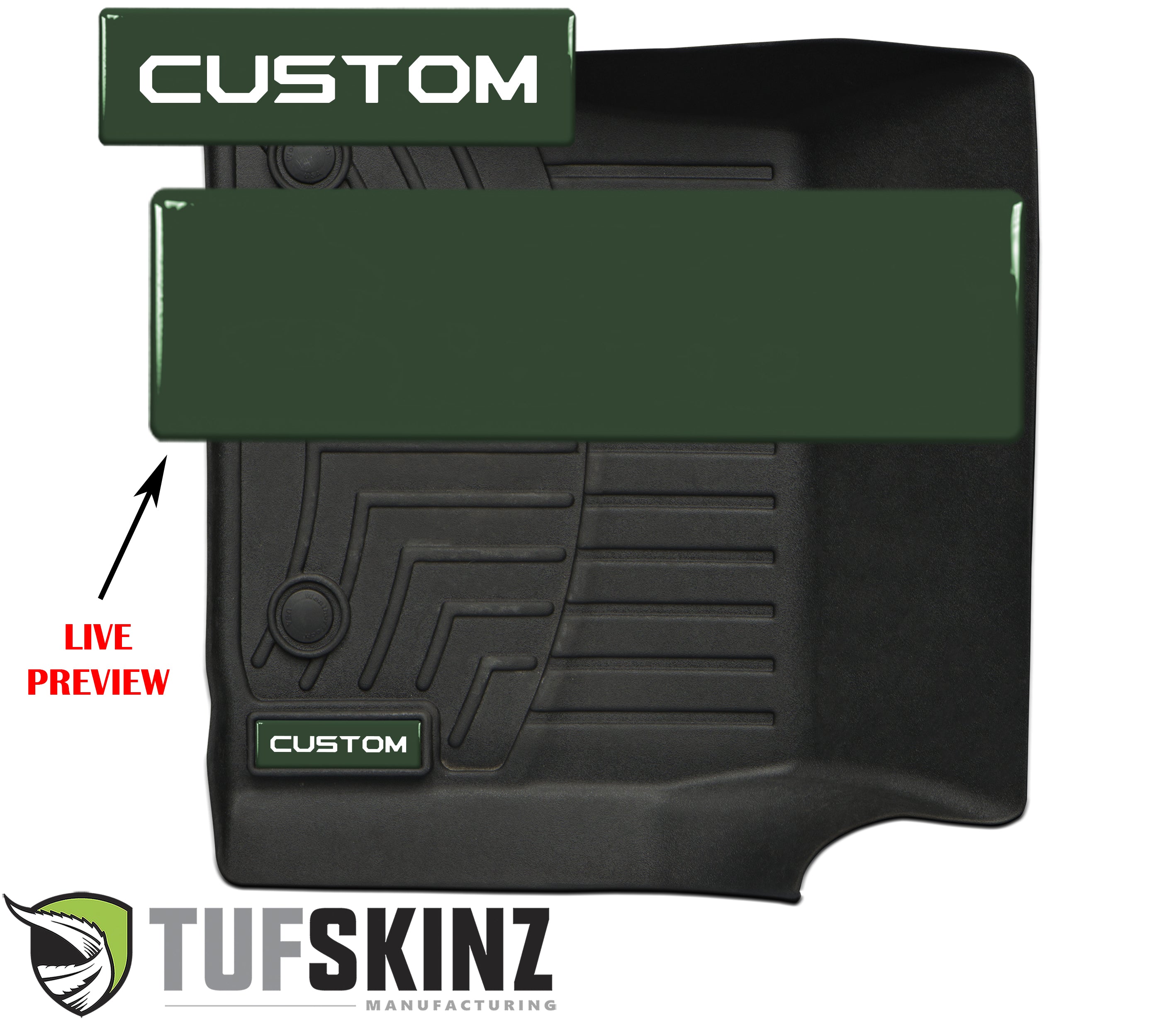 Badge/Emblem Inserts Fits Ford Trucks - WeatherTech Floor Mats
